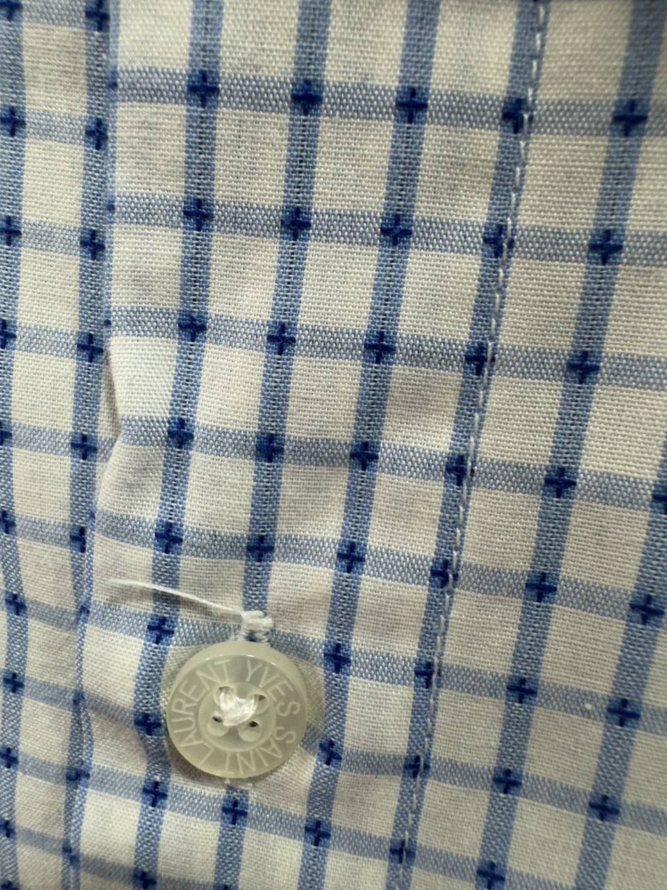 Yves Saint Laurent Vintage YSL Yves Saint Laurent Shirt Button Up Size US XL / EU 56 / 4 - 4 Thumbnail