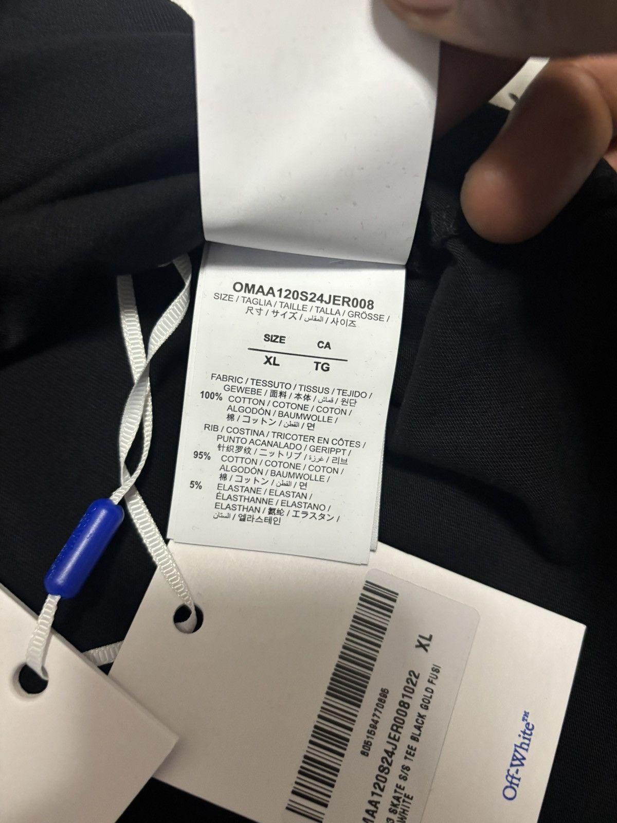 Hypebeast × Off-White 23 skate tee Size US XL / EU 56 / 4 - 4 Thumbnail