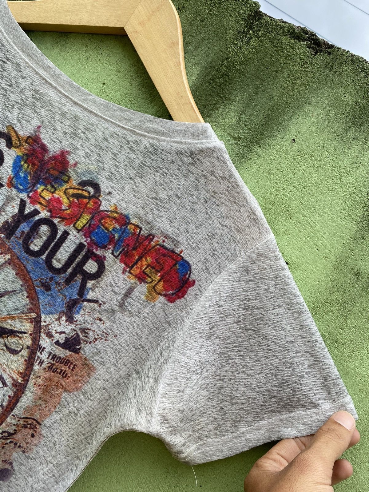 Other Vintage Artsy Clock Graphic Tee LifeIsDesignedToKickYour Size ONE SIZE - 10 Thumbnail