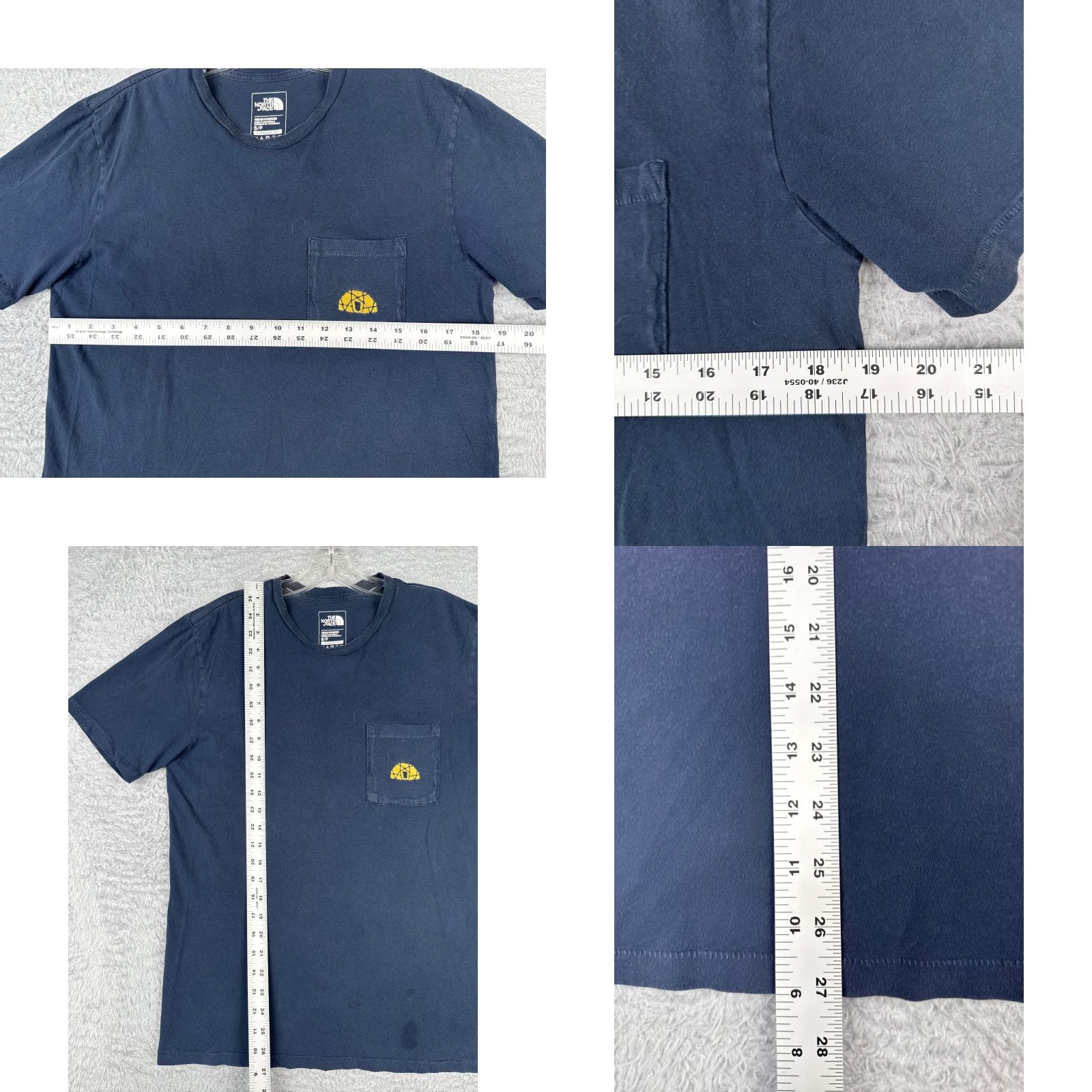 The North Face VINTAGE The North Face Shirt Men S Blue Short Sleeve Cotton Crew Dome Tent READ Size US S / EU 44-46 / 1 - 8 Thumbnail