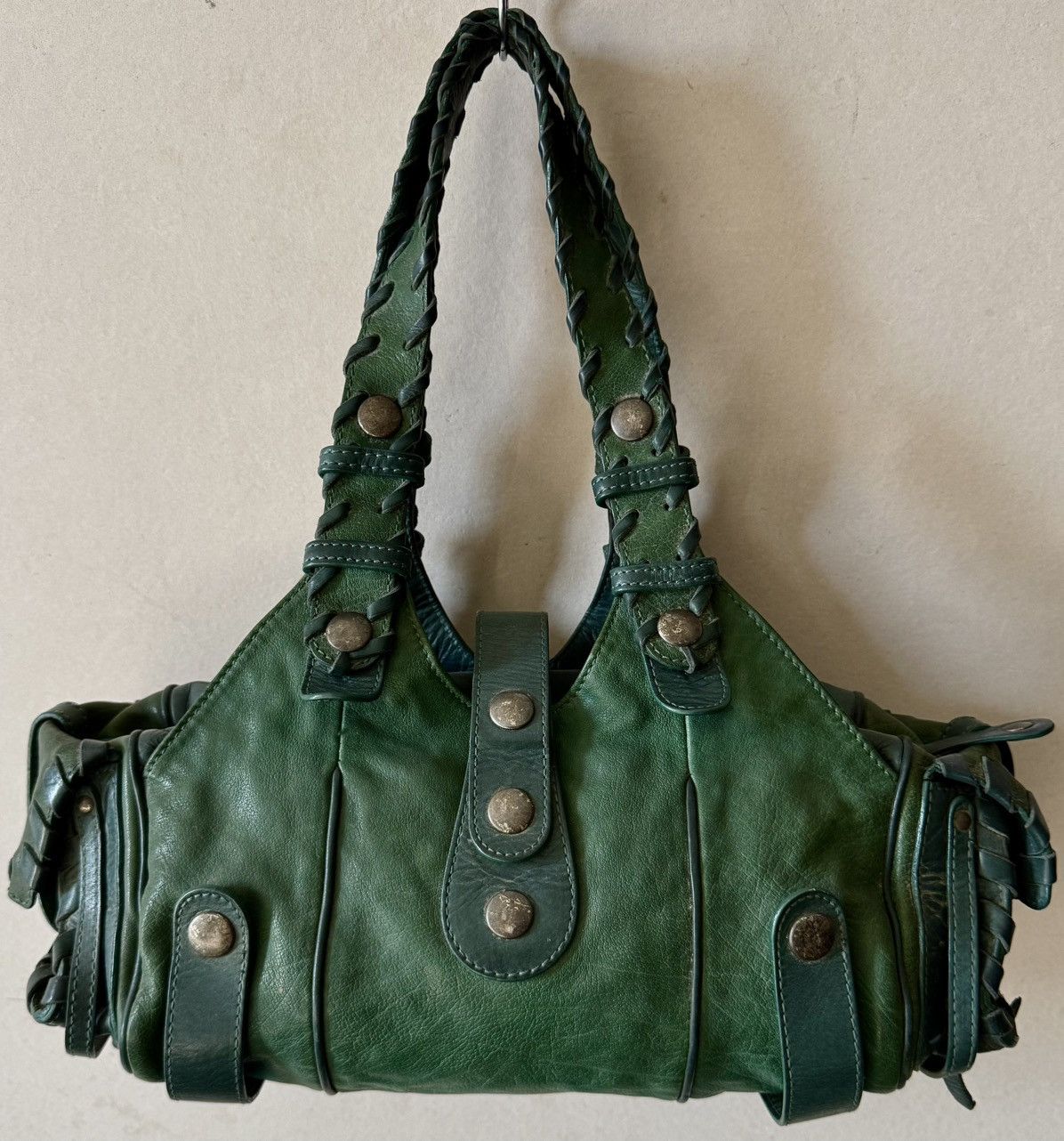Chloe Chloe - 2000’s - Phoebe Philo - Green Leather Silverado Bag Size ONE SIZE - 5 Thumbnail