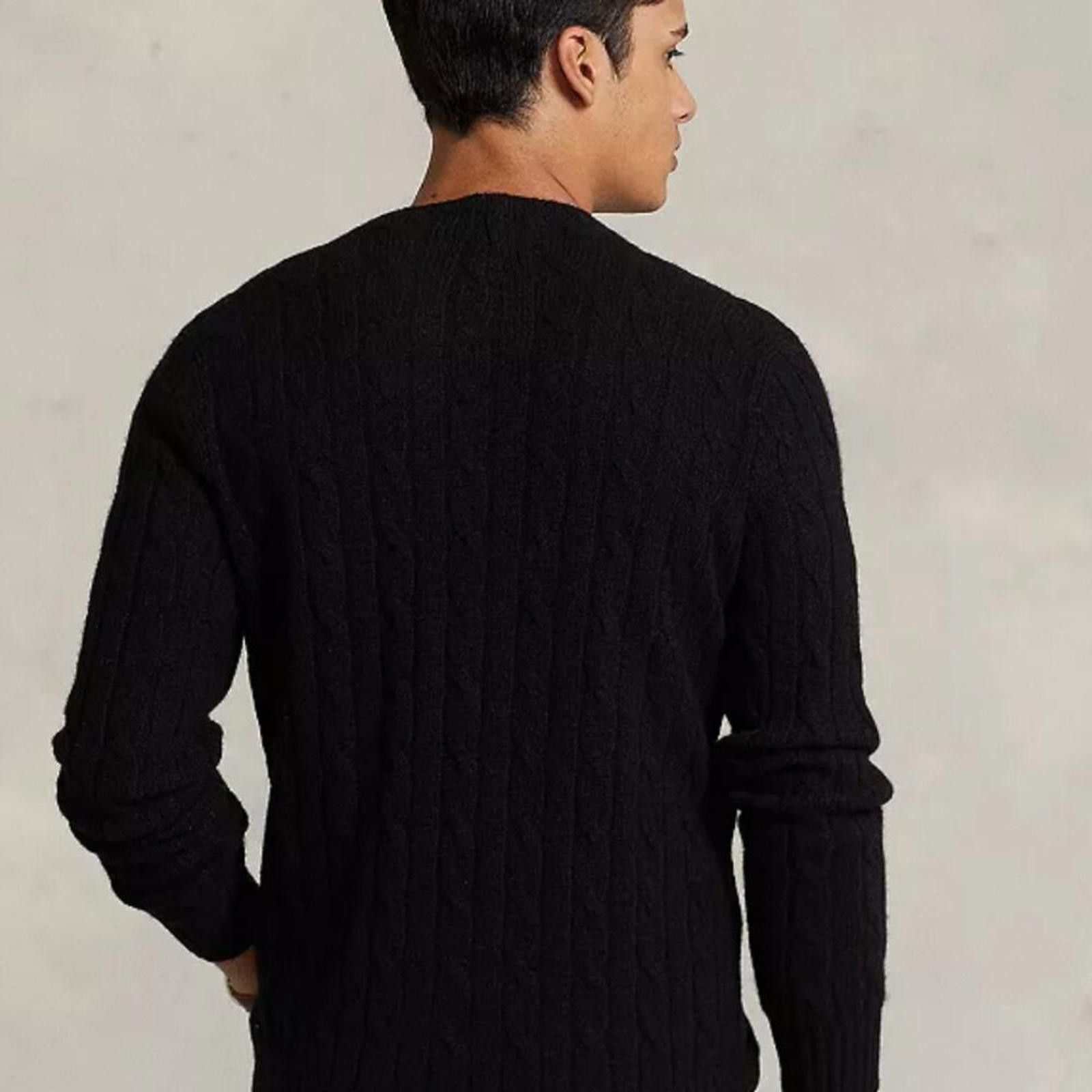 Polo Ralph Lauren Vintage Polo Ralph Lauren Black Cashmere Knit Sweater XL Size US XL / EU 56 / 4 - 11 Thumbnail