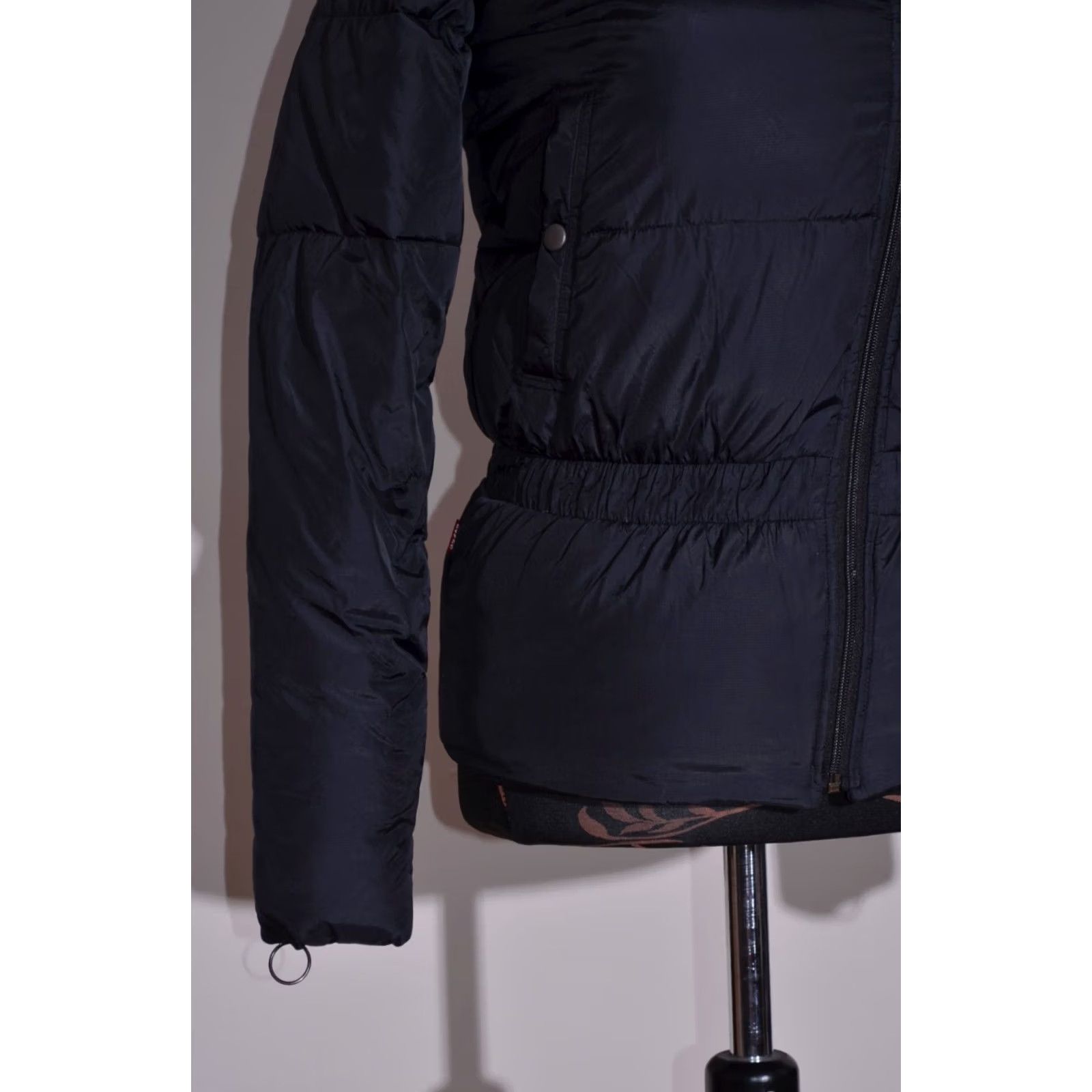 Levi's Levi's Women's Puffer Jacket XS Black Down Full Zip Jacket Size XS / US 0-2 / IT 36-38 - 3 Thumbnail