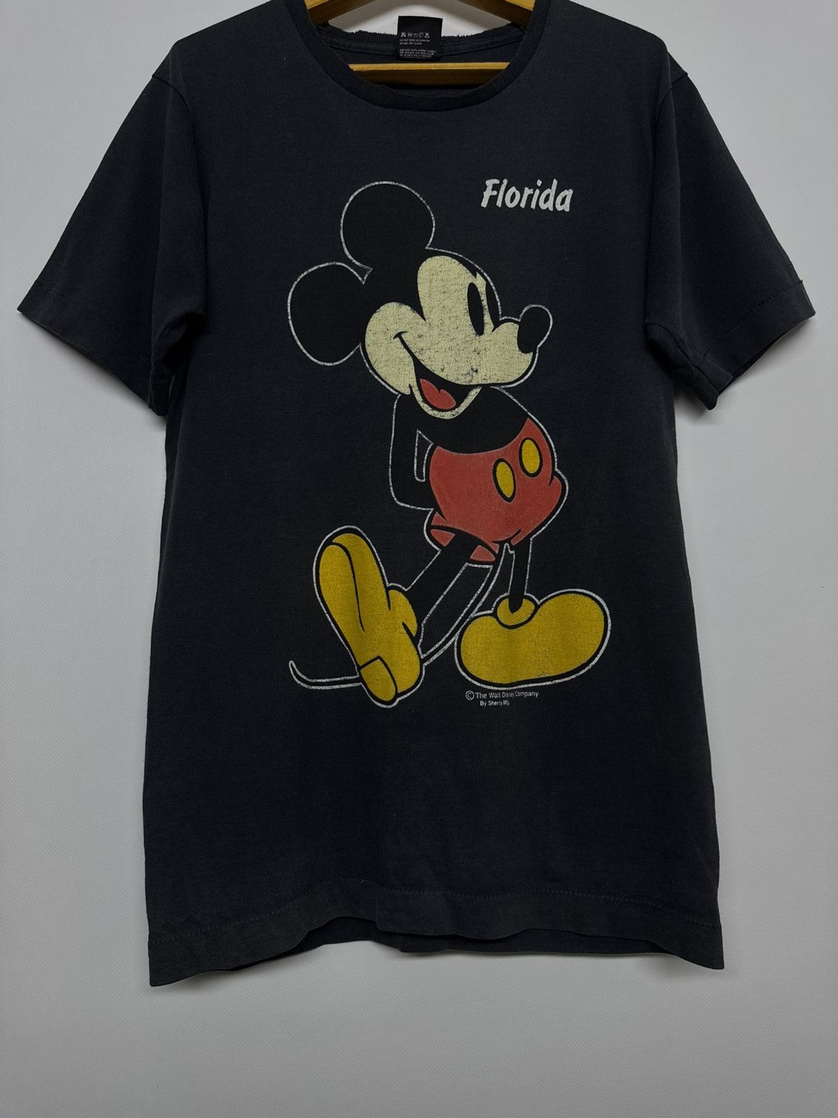 Vintage Vintage 90s T-Shirt Mickey Mouse Florida Rare Tee🐁 Size US S / EU 44-46 / 1 - 7 Thumbnail
