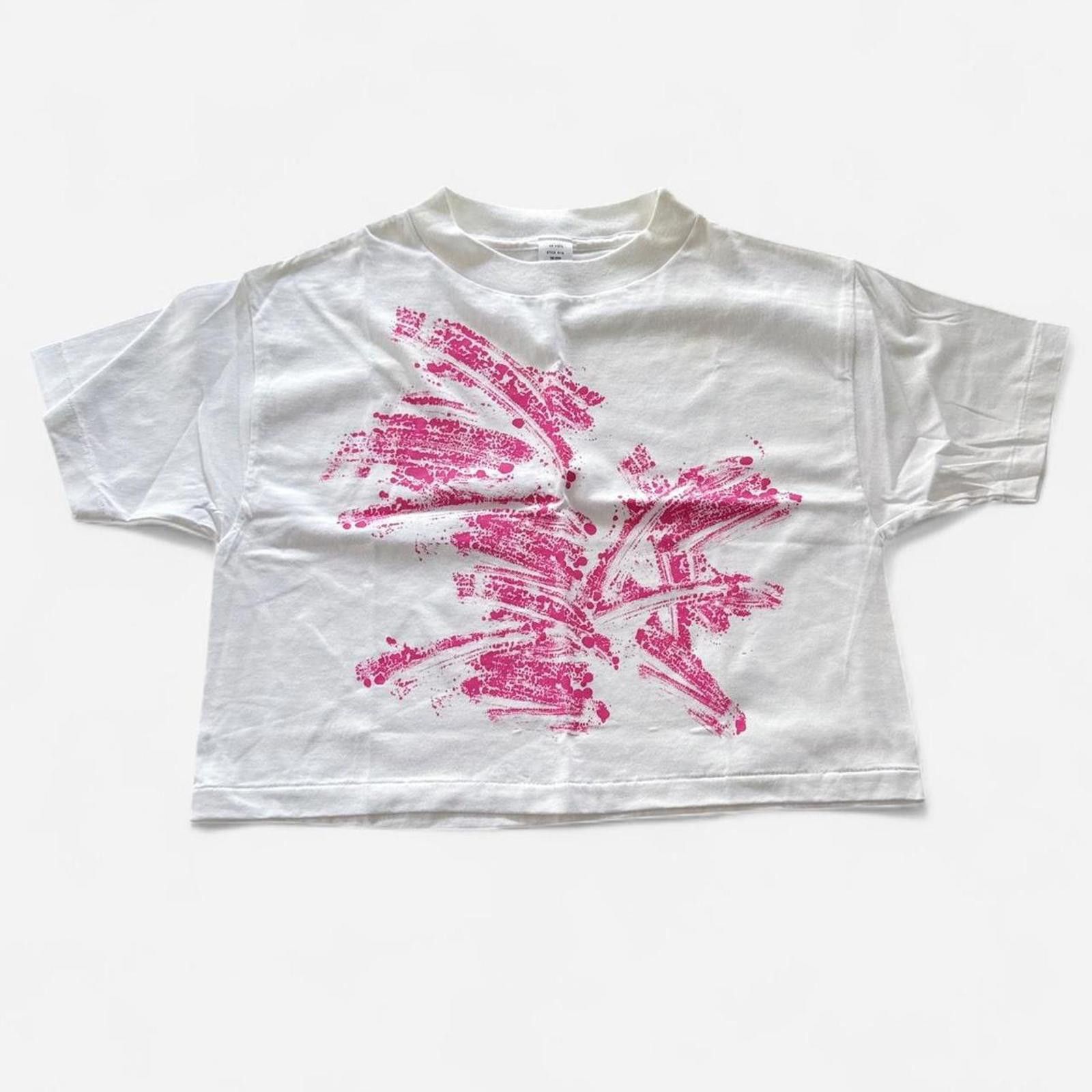 Other Danskin 90s Pink Splatter Vintage Graphic Tee Women’s Small Size S / US 4 / IT 40 - 1 Thumbnail