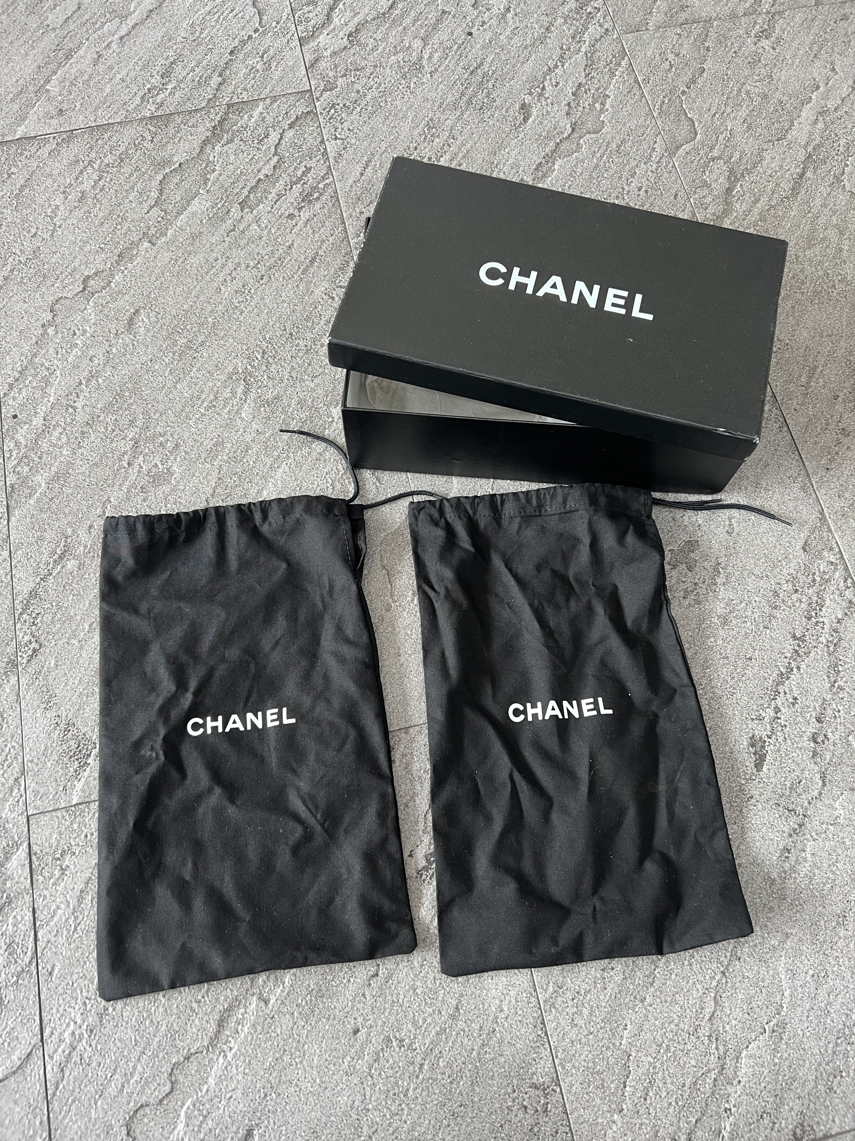 Chanel Chanel Black Strappy Slingback Heels CC Logo EU37 Size US 7 / IT 37 - 13 Thumbnail