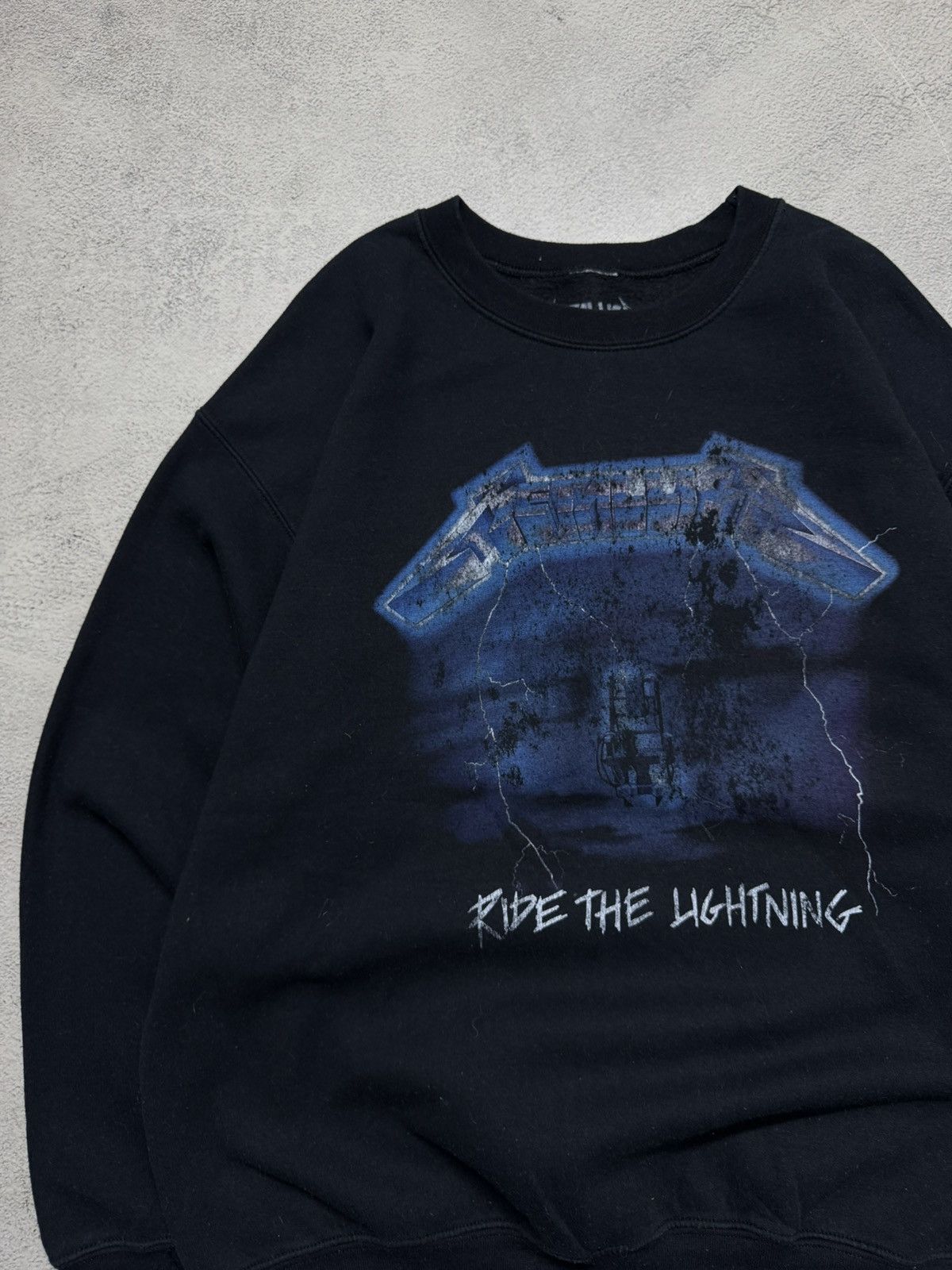 Metallica Vintage Metallica Ride The Lightning Sweatshirt 00’s Size US L / EU 52-54 / 3 - 6 Thumbnail