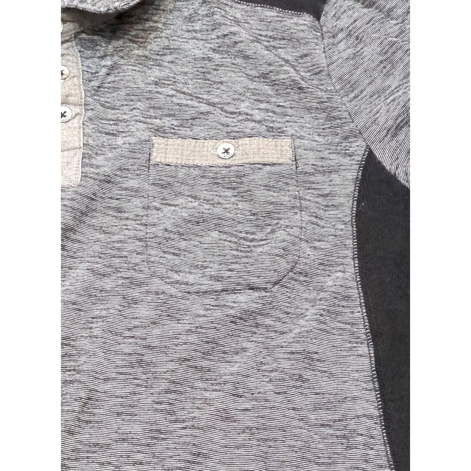 Guess GUESS Men's Short Sleeve Polo Shirt Black Grey Size L Size US L / EU 52-54 / 3 - 3 Thumbnail