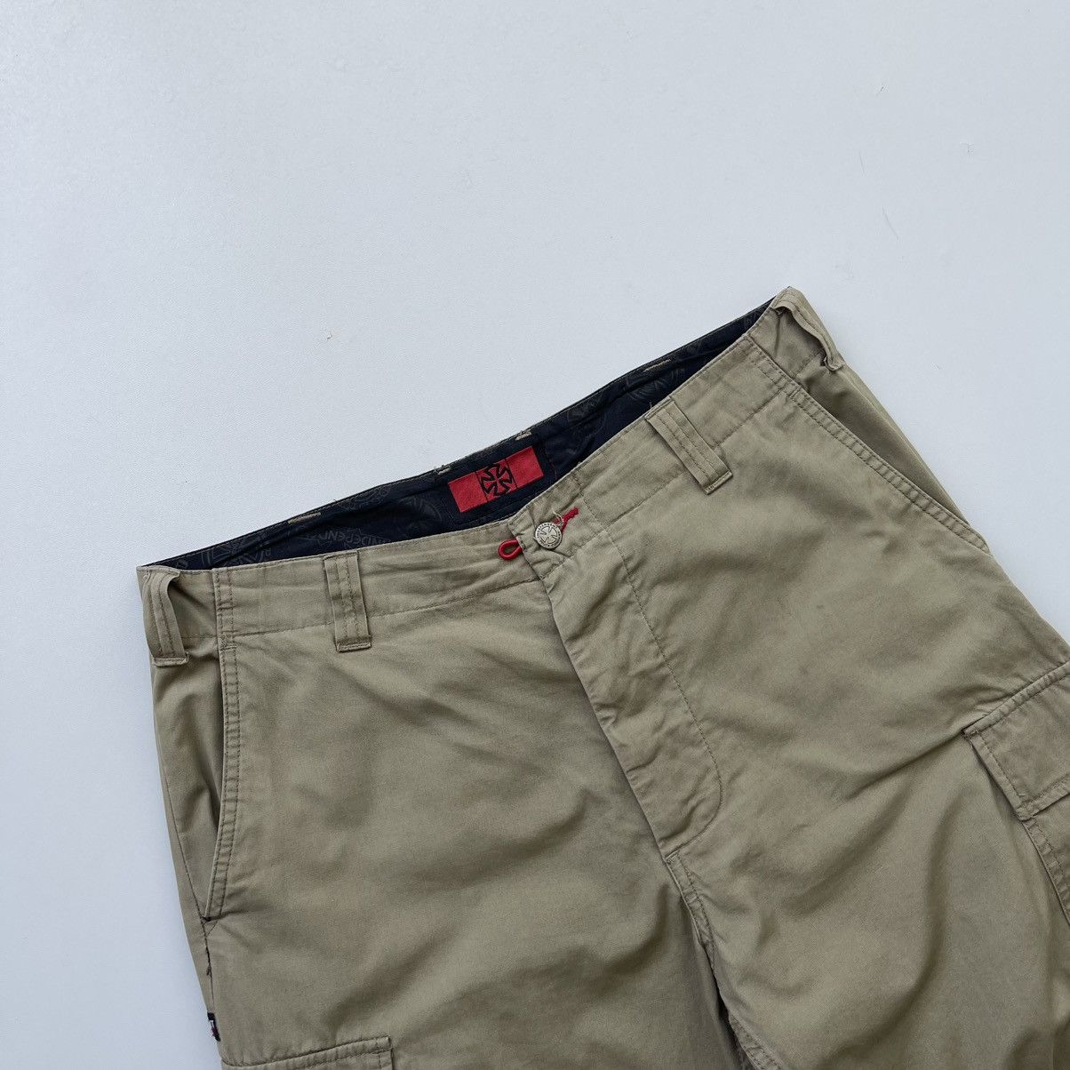 Independent Truck Co. Independent Track Company Vintage Cargo Pants Beige Y2K Size US 34 / EU 50 - 2 Thumbnail