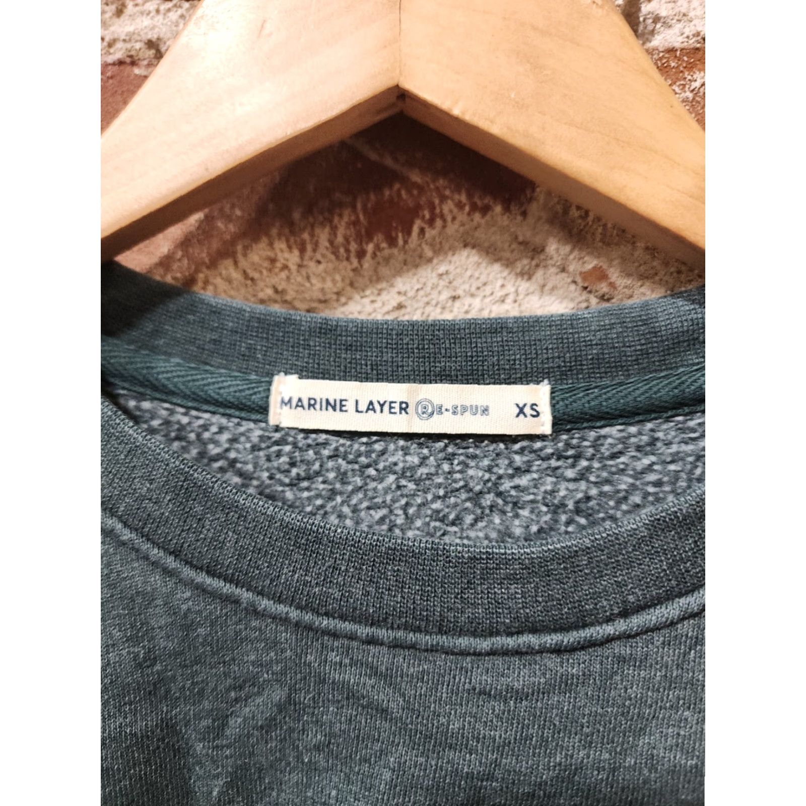 Marine Layer Marine Layer Womens XS Sweater Sweatshirt Pullover Green Size XS / US 0-2 / IT 36-38 - 3 Thumbnail