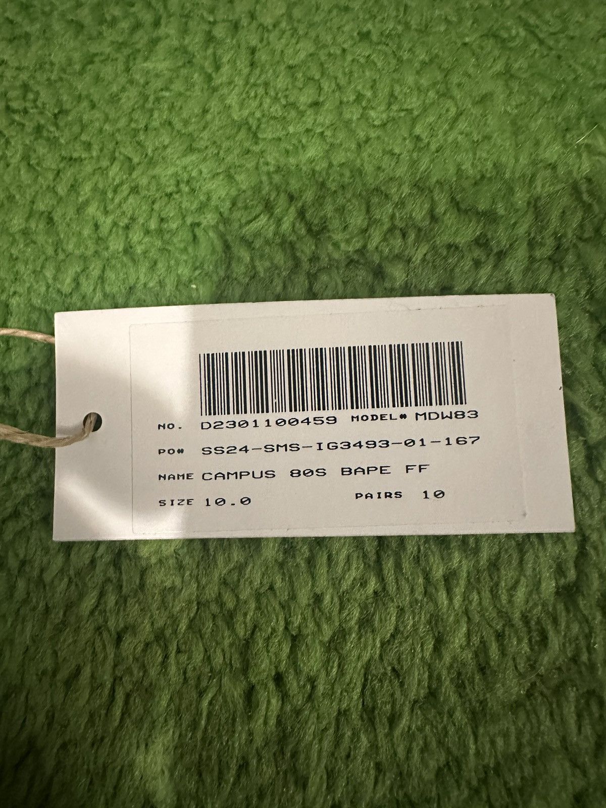 Adidas Adidas Campus 80s x BAPE Low 30th Anniversary Blue F&F Size US 10.5 / EU 43-44 - 8 Thumbnail