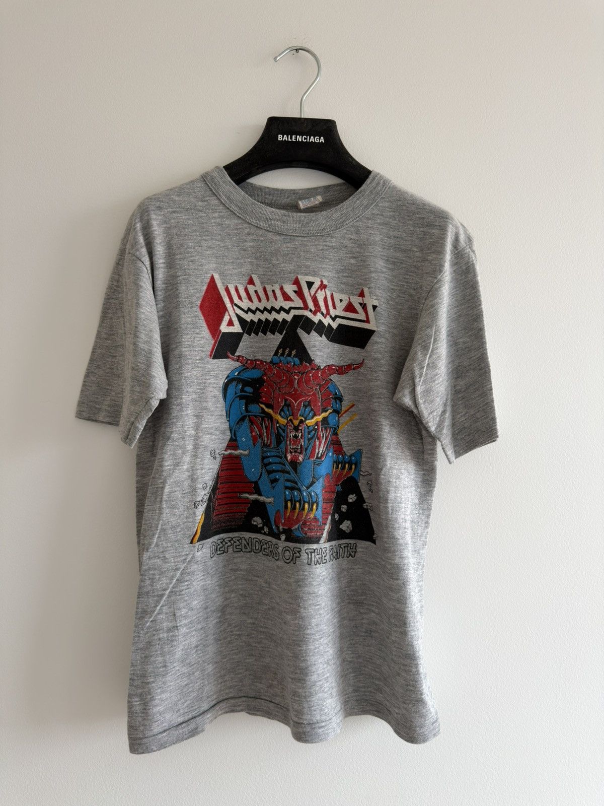 Band Tees *RARE*1983 DEFENDERS OF THE FAITH JUDAS PRIEST METAL TEE Size US M / EU 48-50 / 2 - 1 Thumbnail