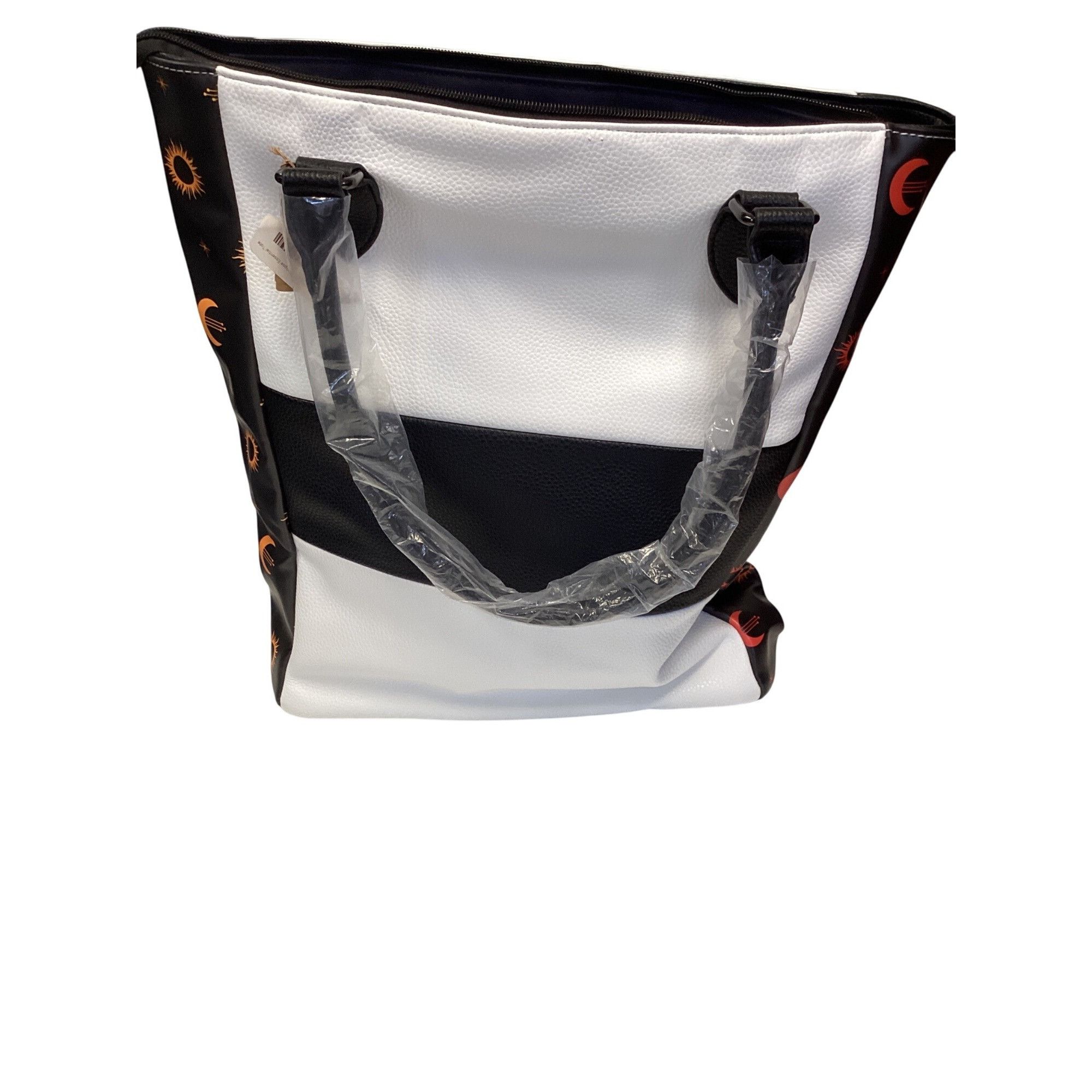 Other Colorblock Tote Bag With Sun & Moon Print Size ONE SIZE - 4 Thumbnail