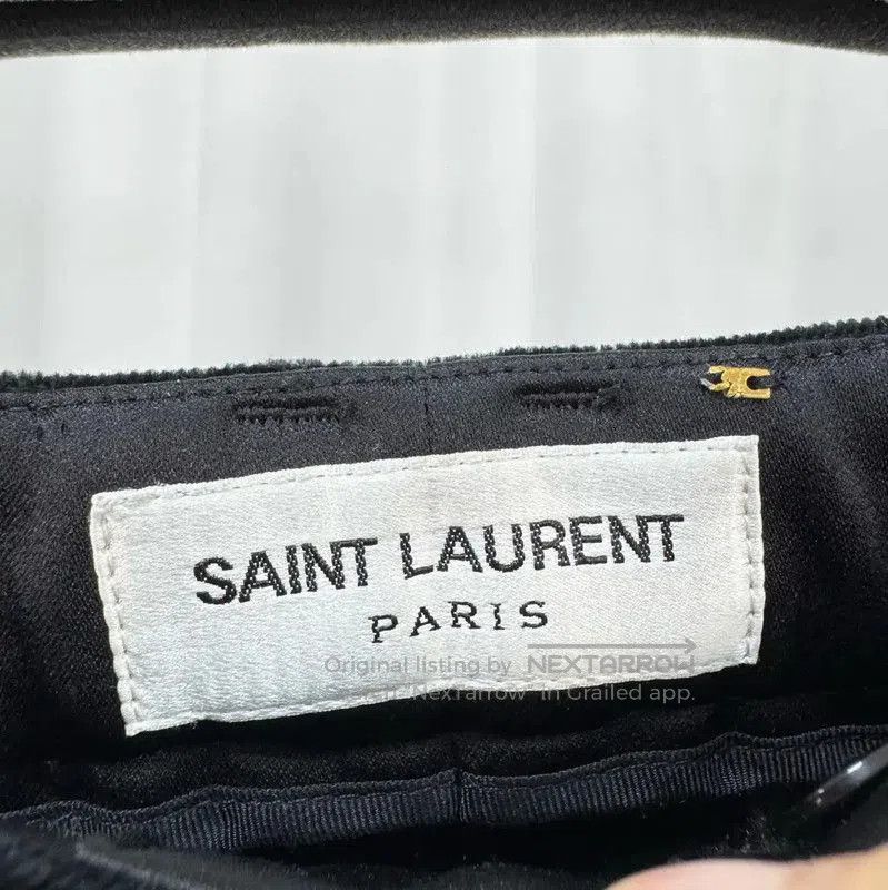 Yves Saint Laurent YSL Black Cotton Blend Casual Pants for Women . Size 23" - 5 Thumbnail