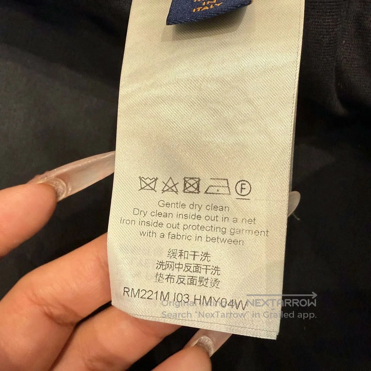Louis Vuitton blue and black checkered fleece jacket. Size US M / EU 48-50 / 2 - 6 Thumbnail