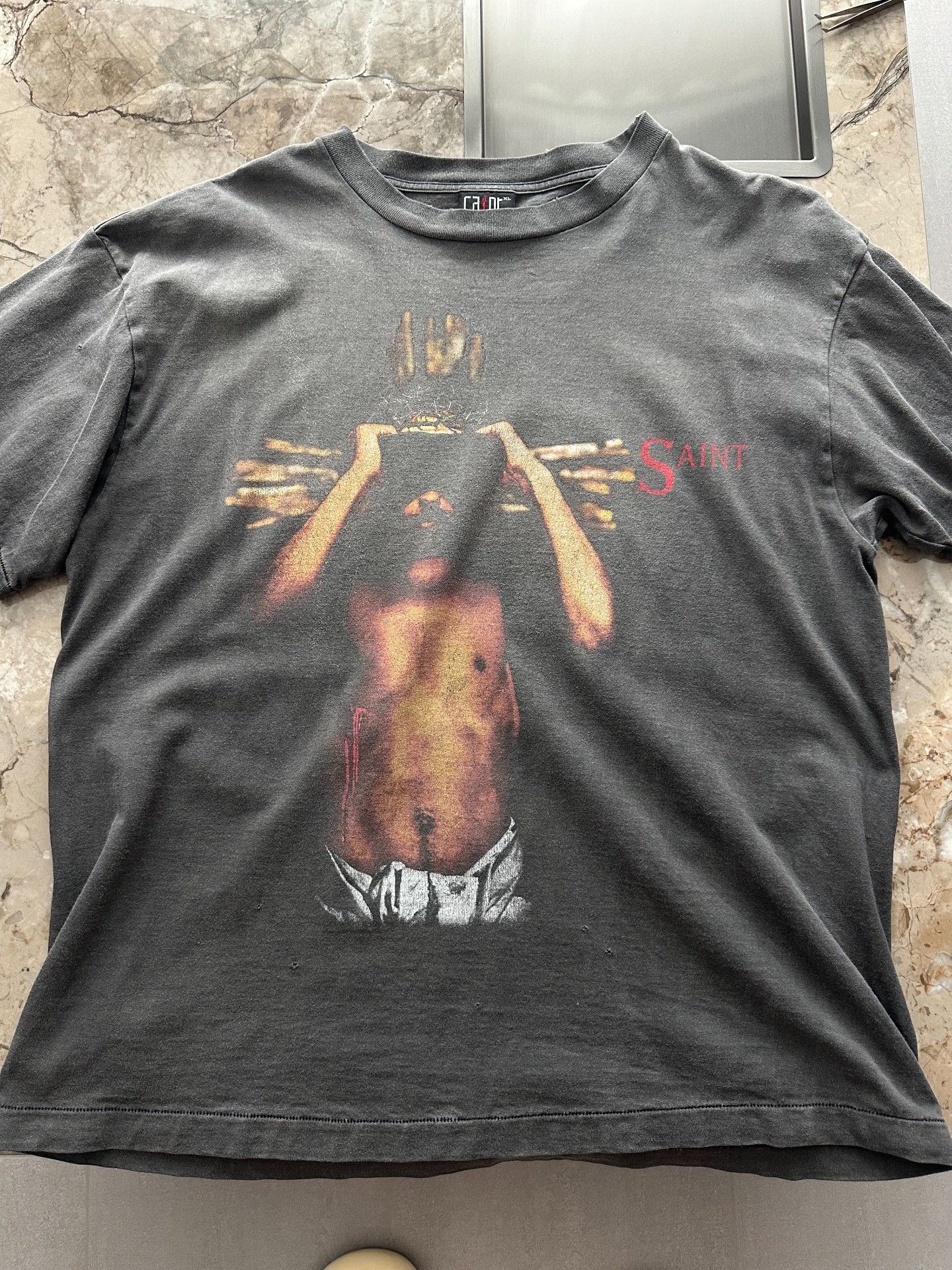 Saint Michael SAINT MICHAEL 2PAC Retro Short-Sleeve Tee Size US XL / EU 56 / 4 - 1 Thumbnail