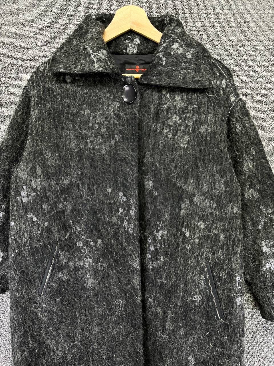 Hiroko Koshino Homme Vintage Hiroko Koshino Homme Rare Wool Long Jacket Size L / US 10 / IT 46 - 2 Thumbnail