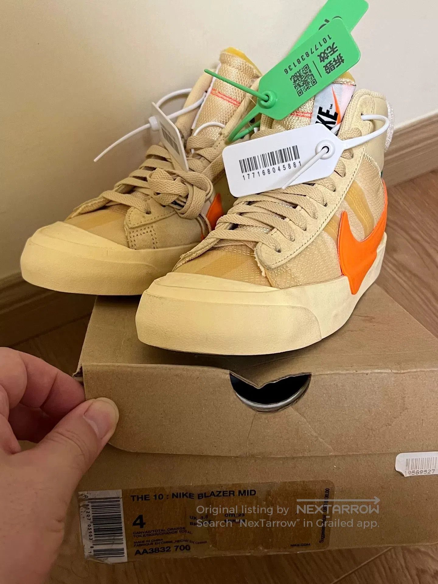 Off-White OFF-WHITE x Nike Blazer "All Hallows Eve". Size US 5 / EU 37 - 5 Thumbnail