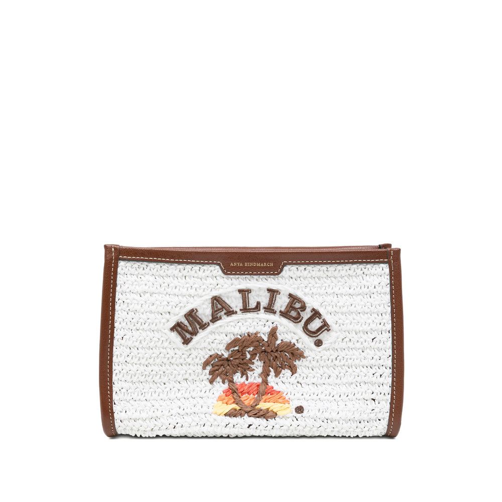 Anya Hindmarch Anya Hindmarch WHITE Clutch Bags Size ONE SIZE - 1 Thumbnail