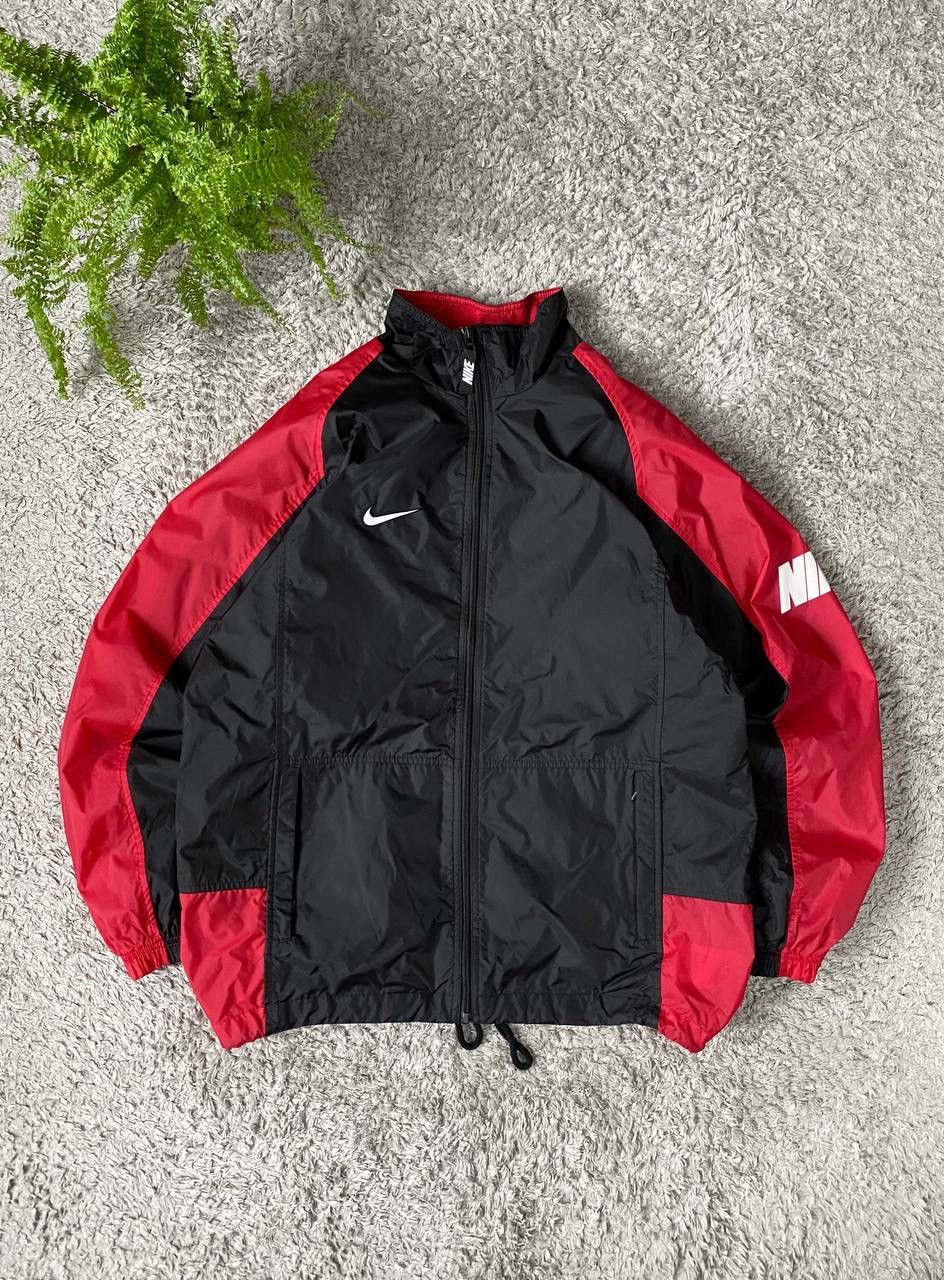 Nike × Vintage 90s Nike Vintage Light Jacket Streetwear Big Logo Swoosh Y2k Size US L / EU 52-54 / 3 - 3 Thumbnail