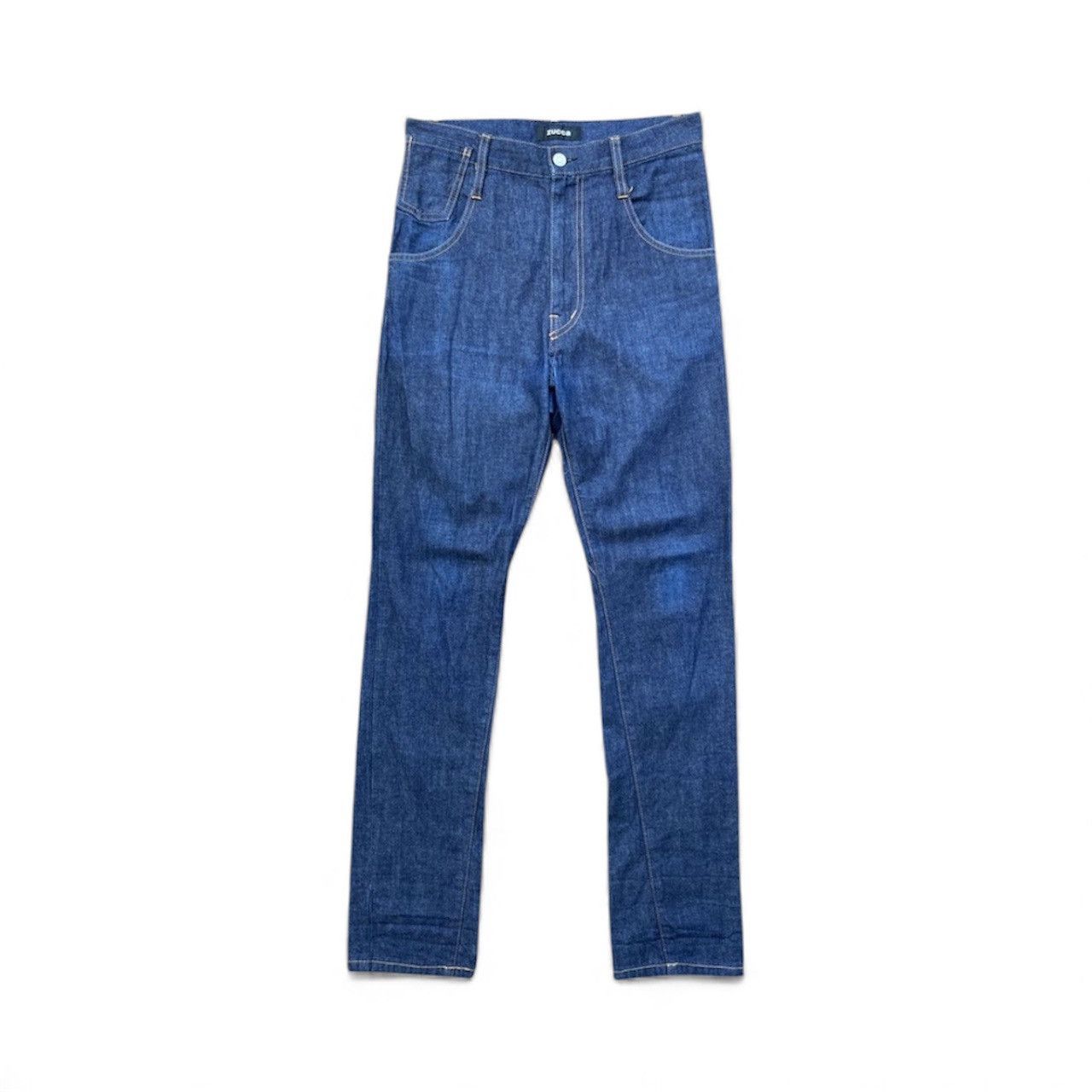 Zucca Archive Zucca Straight Drop Crotch Blue Jeans Size US 29 - 1 Thumbnail