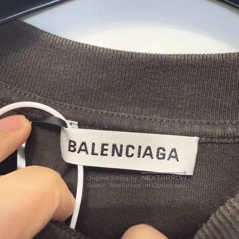 Balenciaga Balenciaga Loose Printed Short Sleeve Size US XS / EU 42 / 0 - 3 Thumbnail