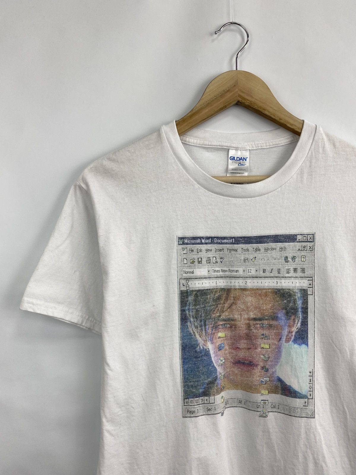 Rap Tees × Vintage 🇺🇸 Vintage Leonardo Dicaprio Rare Retro T-Shirt Titanic Y2K Size US M / EU 48-50 / 2 - 2 Thumbnail