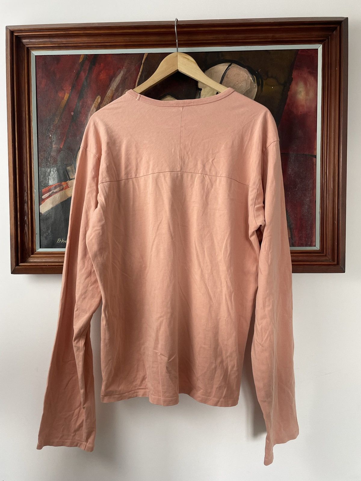 Acne Studios Acne Studios Fairview Face Mini Logo Casual Basic Peach Ls Size US L / EU 52-54 / 3 - 4 Thumbnail