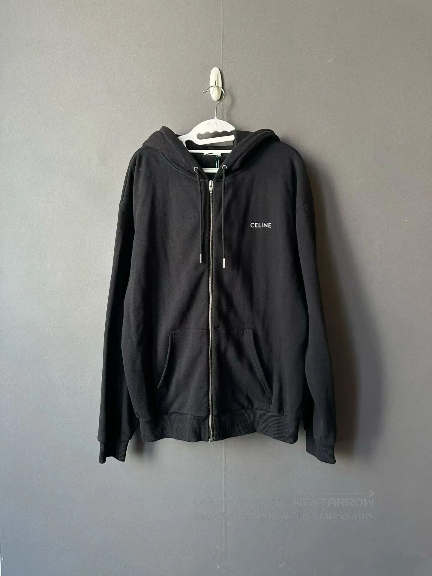 Celine Celine Embroidered Logo Zip Hoodie. Size US L / EU 52-54 / 3 - 1 Thumbnail