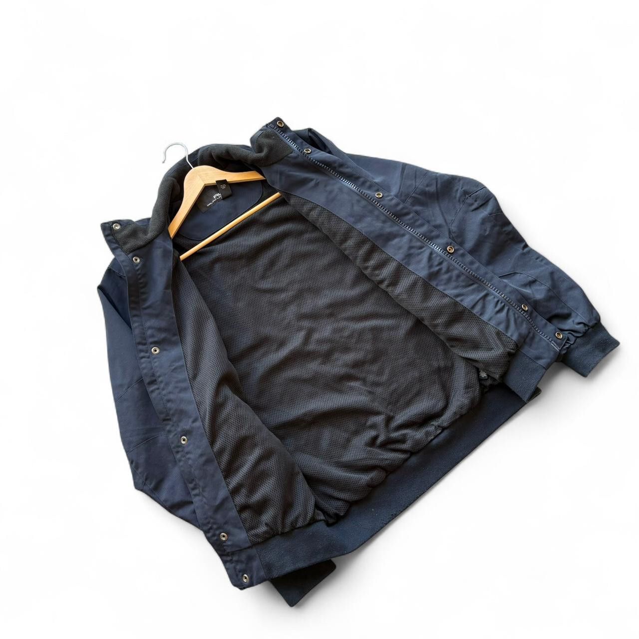 RLX Ralph Lauren RLX Ralph Lauren navy nylon dual zip biker jacket medium Size US M / EU 48-50 / 2 - 4 Thumbnail