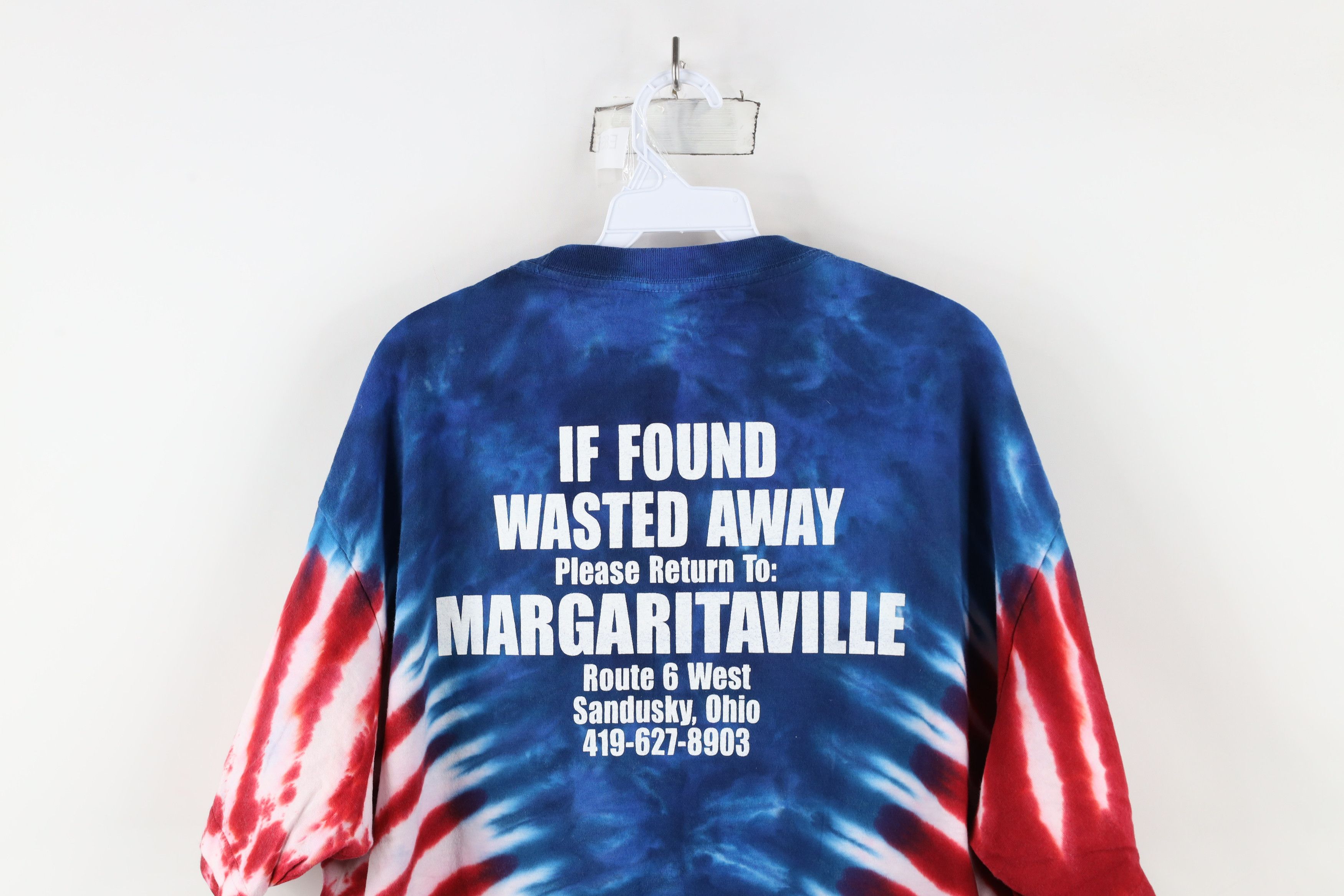 Vintage Vintage Y2K Jimmy Buffett Margaritaville Tie Dye T-Shirt Size US XXL / EU 58 / 5 - 10 Thumbnail