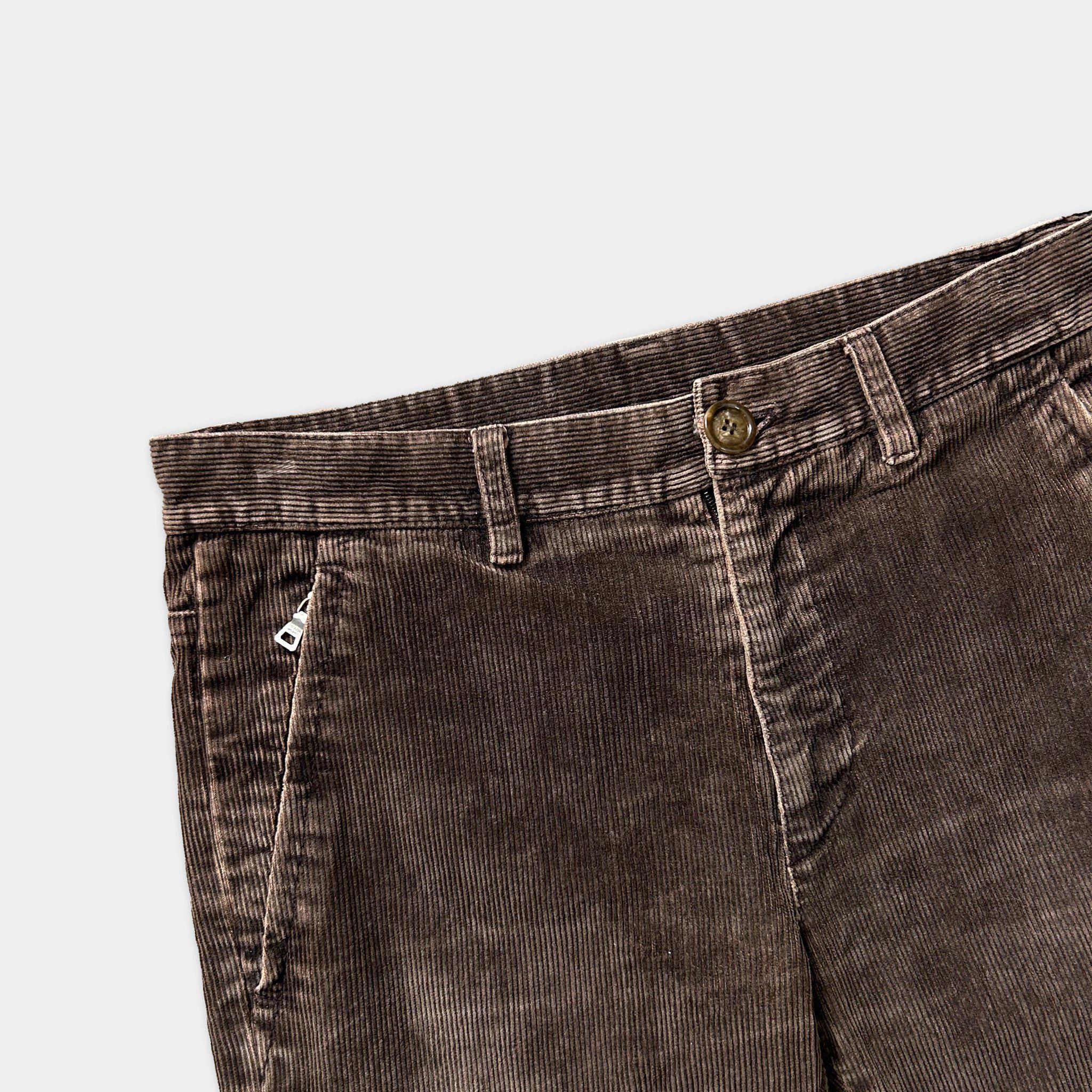 Prada Prada Brown Corduroy Pants Size US 30 / EU 46 - 2 Thumbnail