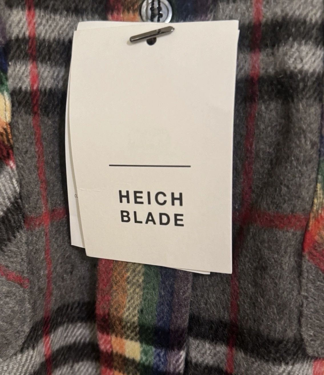 Other NWT HEICH BLADE Shirt "IMAGINE" Tailleur Flannel Size US L / EU 52-54 / 3 - 6 Thumbnail