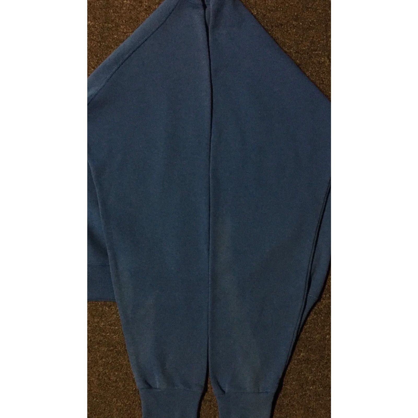 Vintage VINTAGE 80s 91st Psalm School Eagles Faded Distressed Sweatshirt S Mens Blue Pullover Hoodie US Made Size US S / EU 44-46 / 1 - 6 Thumbnail