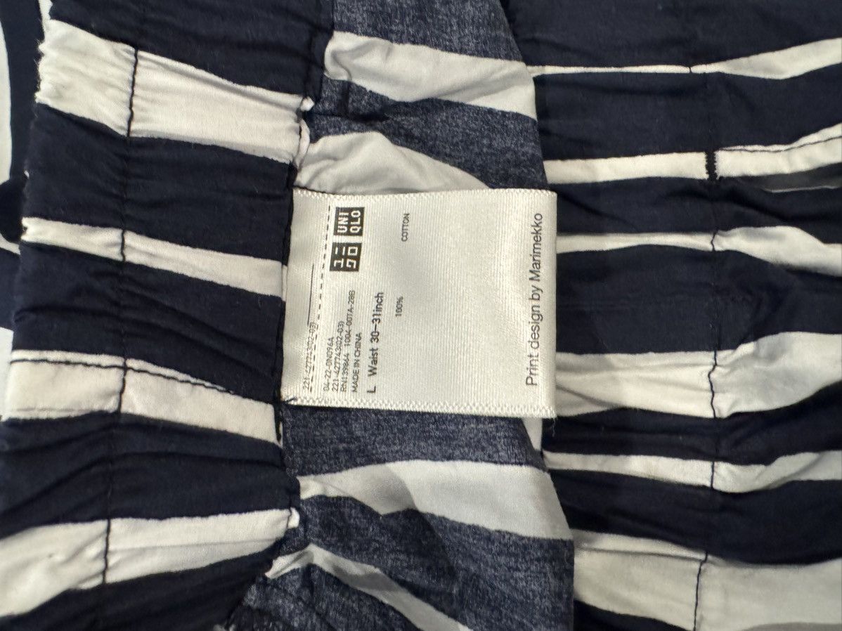 Marimekko × Uniqlo Striped Navy and White Shorts Size US 34 / EU 50 - 6 Thumbnail