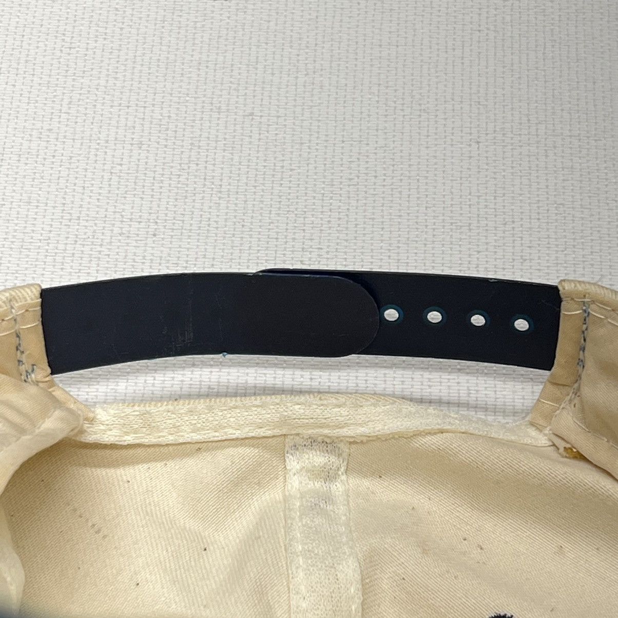 Vintage VTG State Police Hat Beige New Jersey Blue Snap Back Logo Size ONE SIZE - 15 Thumbnail