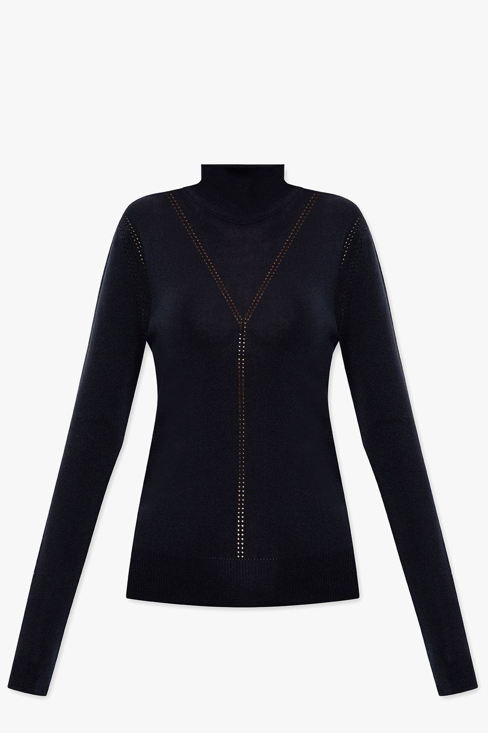 image of Bottega Veneta O1Loc1C0324 709834 Turtleneck Jumpers In Black, Women's (Size XL)