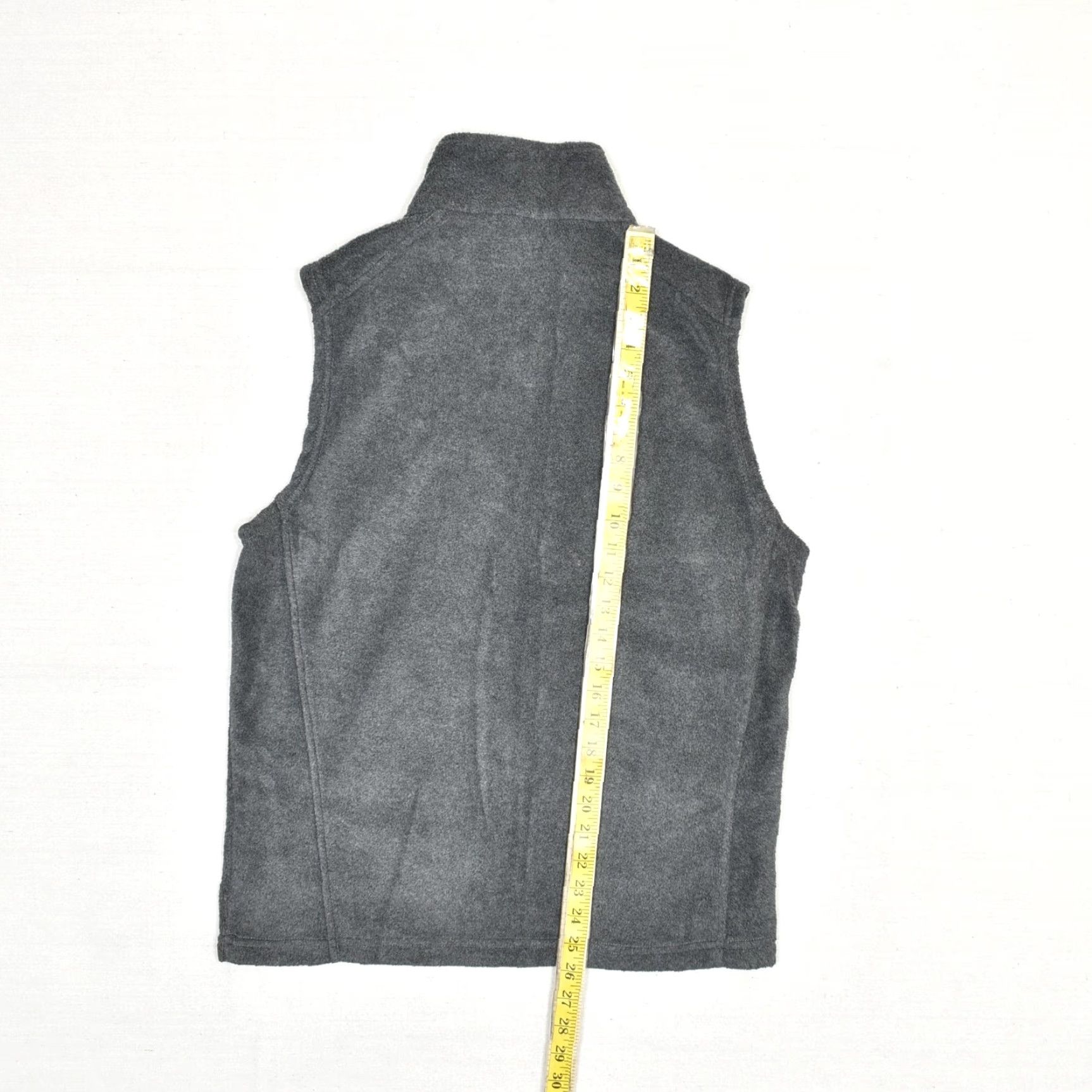 Vintage Columbia Vest Full Zip Basic Gray Solid Polyester Fleece S Mens Size US S / EU 44-46 / 1 - 6 Thumbnail