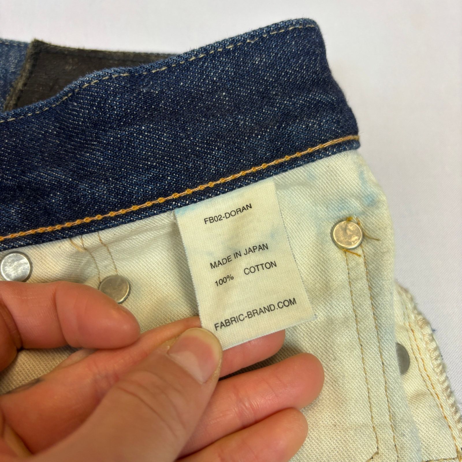 Fabric Brand & Co. Fabric Brand & Co Selvedge Denim Straight Leg Jeans 31x29 Size US 31 - 7 Thumbnail