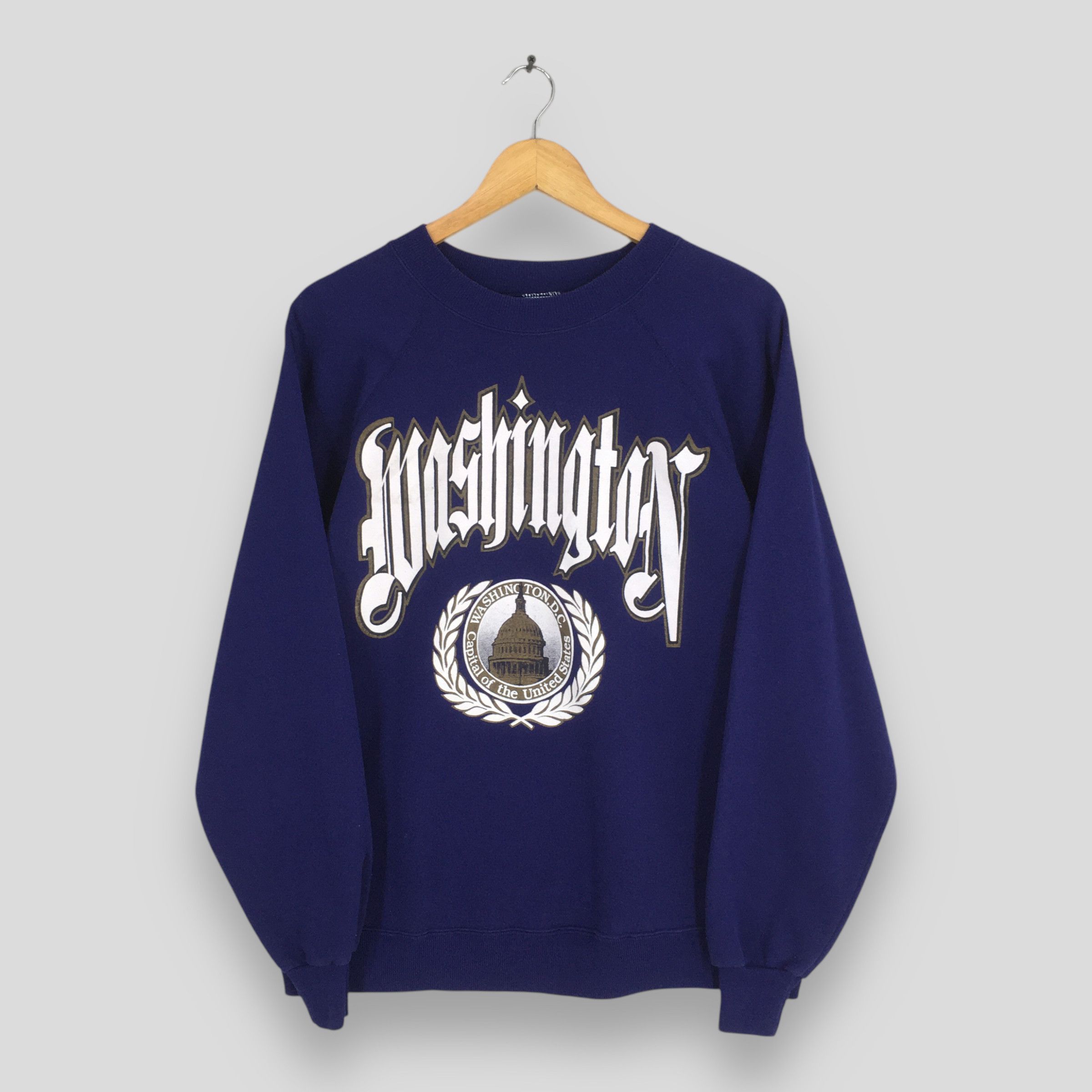 Vintage Vintage Washington Capital Of United States Sweatshirt M Size US M / EU 48-50 / 2 - 1 Thumbnail