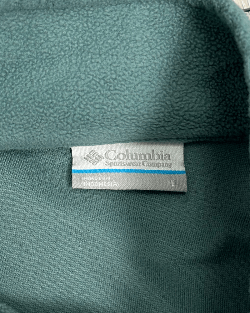 Columbia Columbia 1/4-Zip Teal Fleece Pullover - Men's Size Large Size US L / EU 52-54 / 3 - 6 Thumbnail