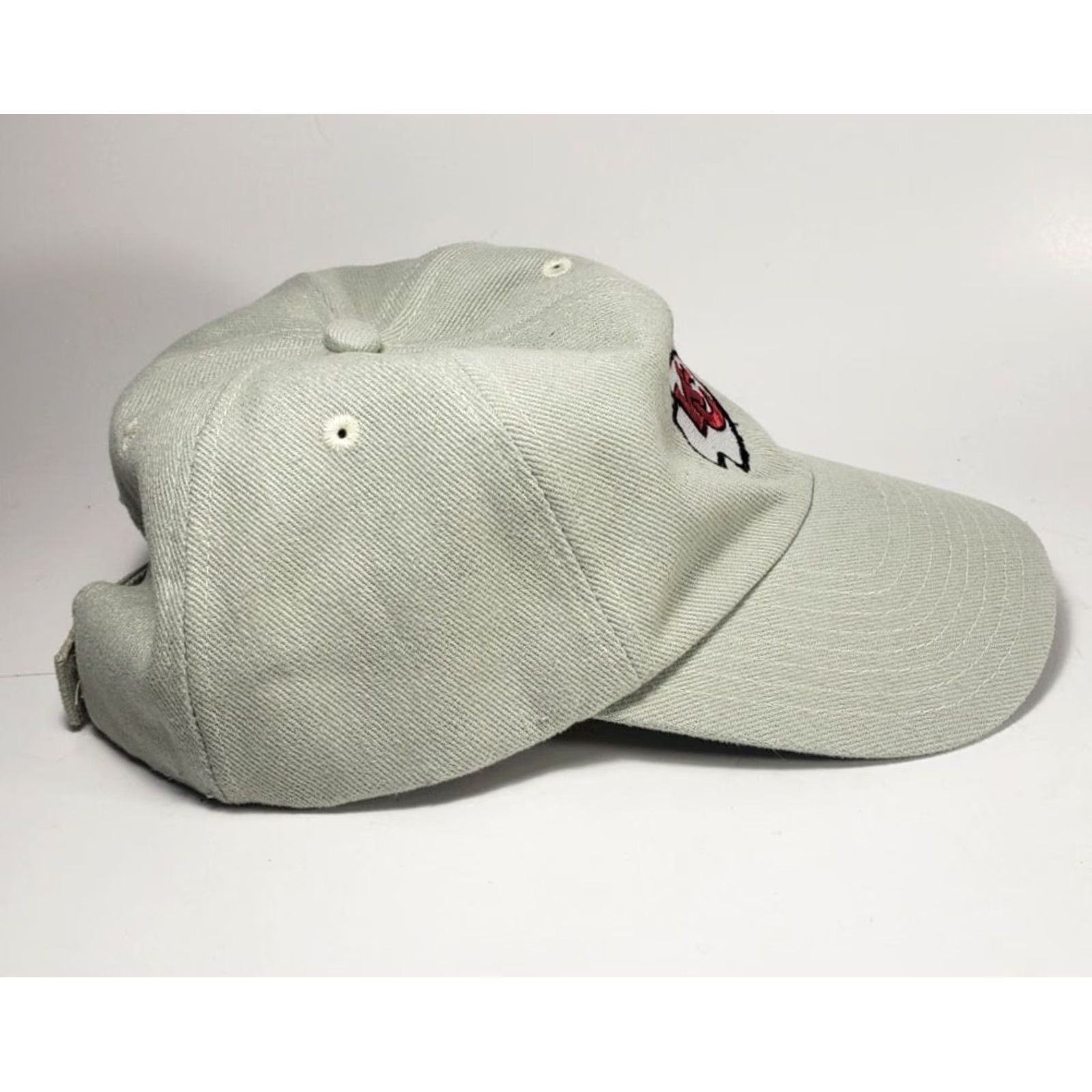 NFL VINTAGE NFL Kansas City KC Baseball Style Hat Cap With Strap Beige 90's Mens Adjustable Hat Cap Beige KC Football Style Cap Size ONE SIZE - 5 Thumbnail