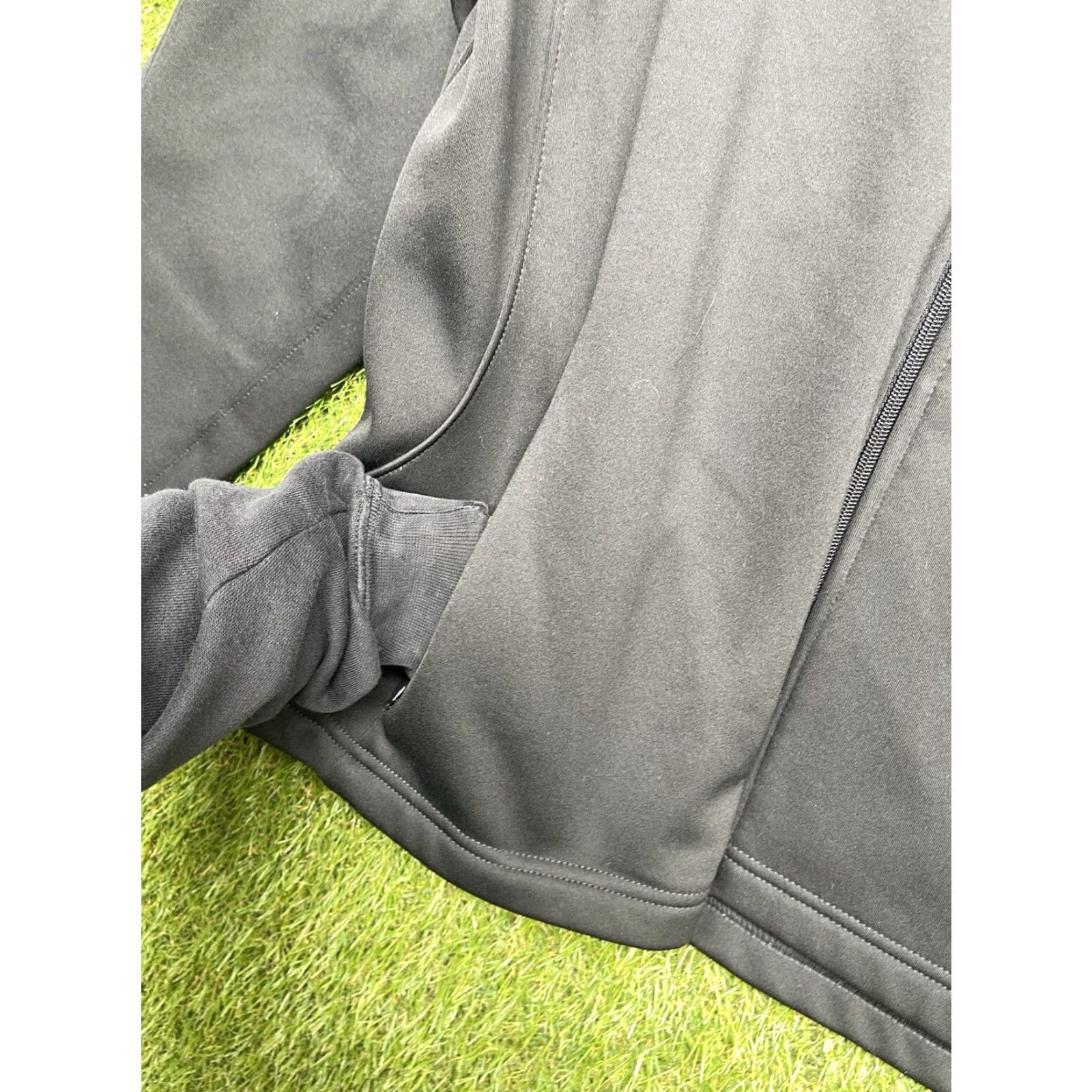 Mizuno Mizuno Drylite Lightweight Performance Jacket Women’s Large Cycling Zip Up Black Size L / US 10 / IT 46 - 4 Thumbnail