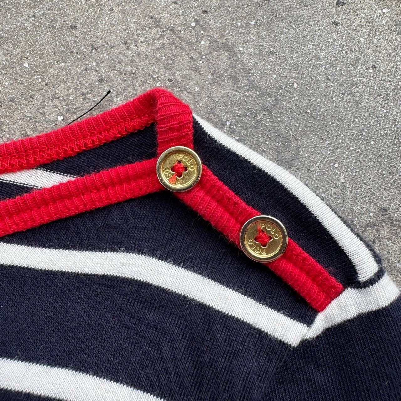 Polo Ralph Lauren × Vintage Polo Ralph Lauren Vintage Red Pony Y2K Long T-Shirt Size S / US 4 / IT 40 - 11 Thumbnail
