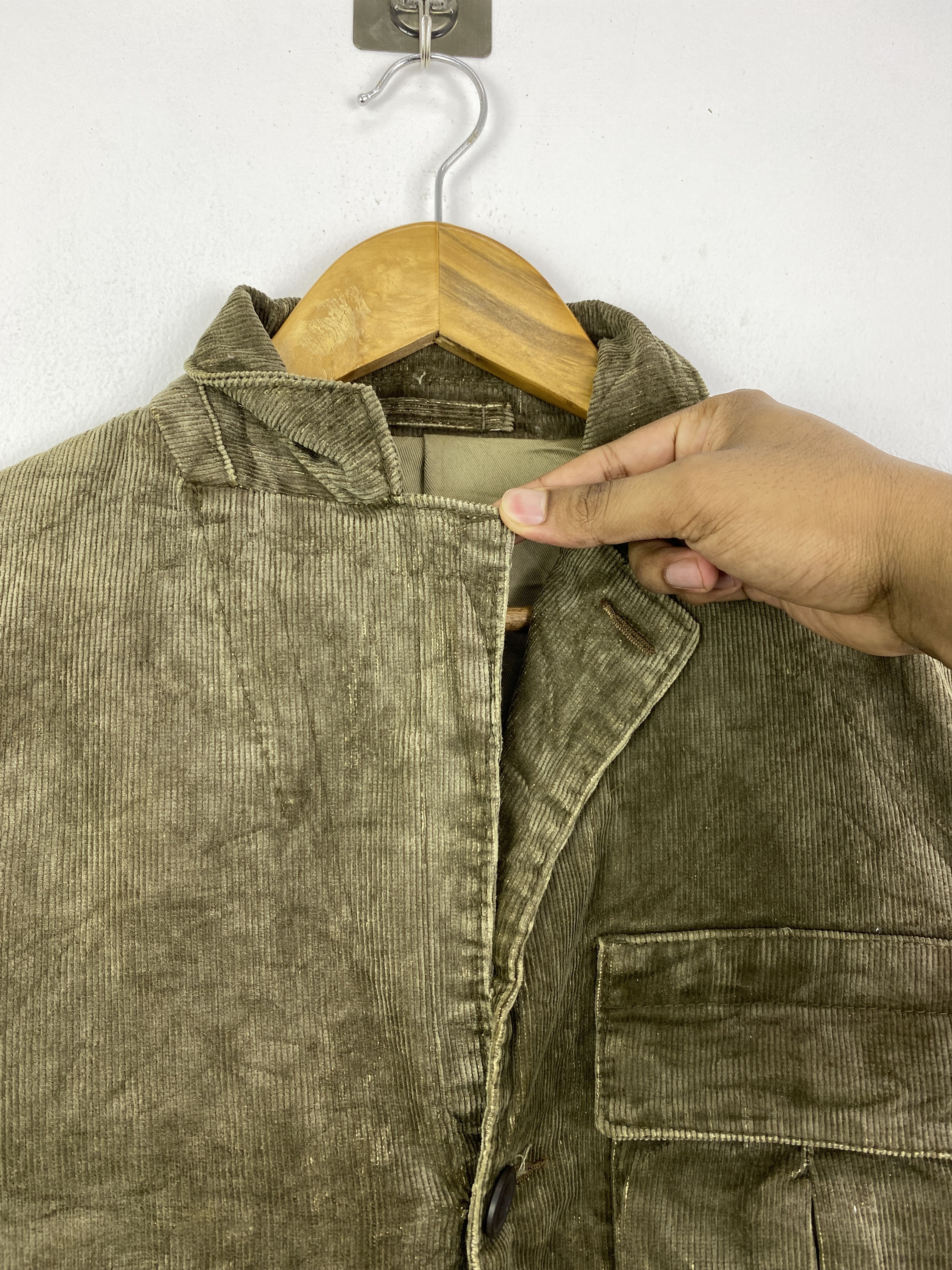PPFM Vintage PPFM Corduroy Button Up Jacket J0053 Size US M / EU 48-50 / 2 - 6 Thumbnail