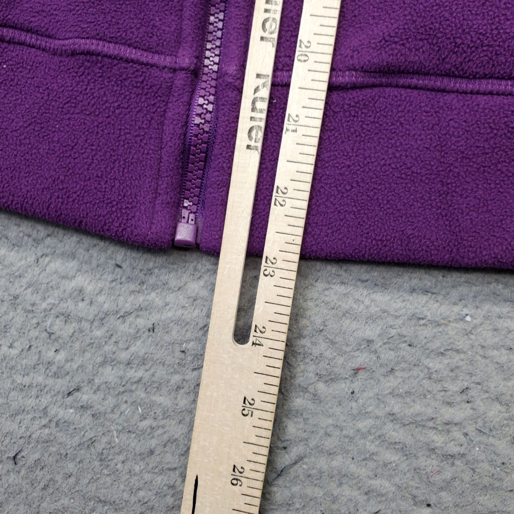 Calvin Klein Calvin Klein Womens Jacket M Purple Quick-Dry Full Zip Fleece Breathable Outdoor Casual Plain Jacket Size M / US 6-8 / IT 42-44 - 5 Thumbnail