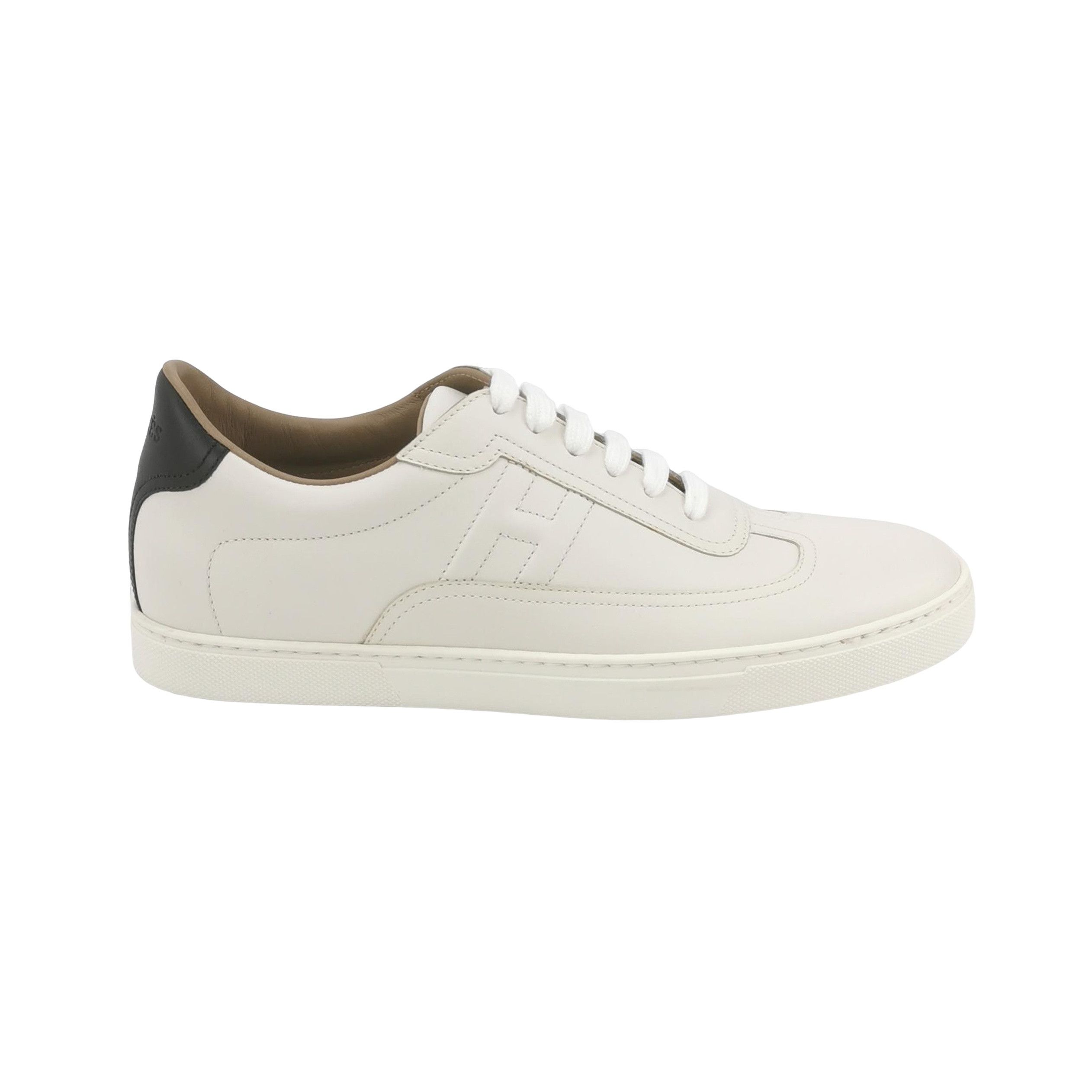 Hermes Hermes Quicker Leather Low-Top Sneakers 42 Size US 9 / EU 42 - 1 Thumbnail