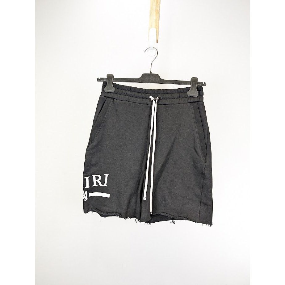 Amiri o1rshd1 MA Bar Sweatshorts in Black Size US 32 / EU 48 - 1 Thumbnail