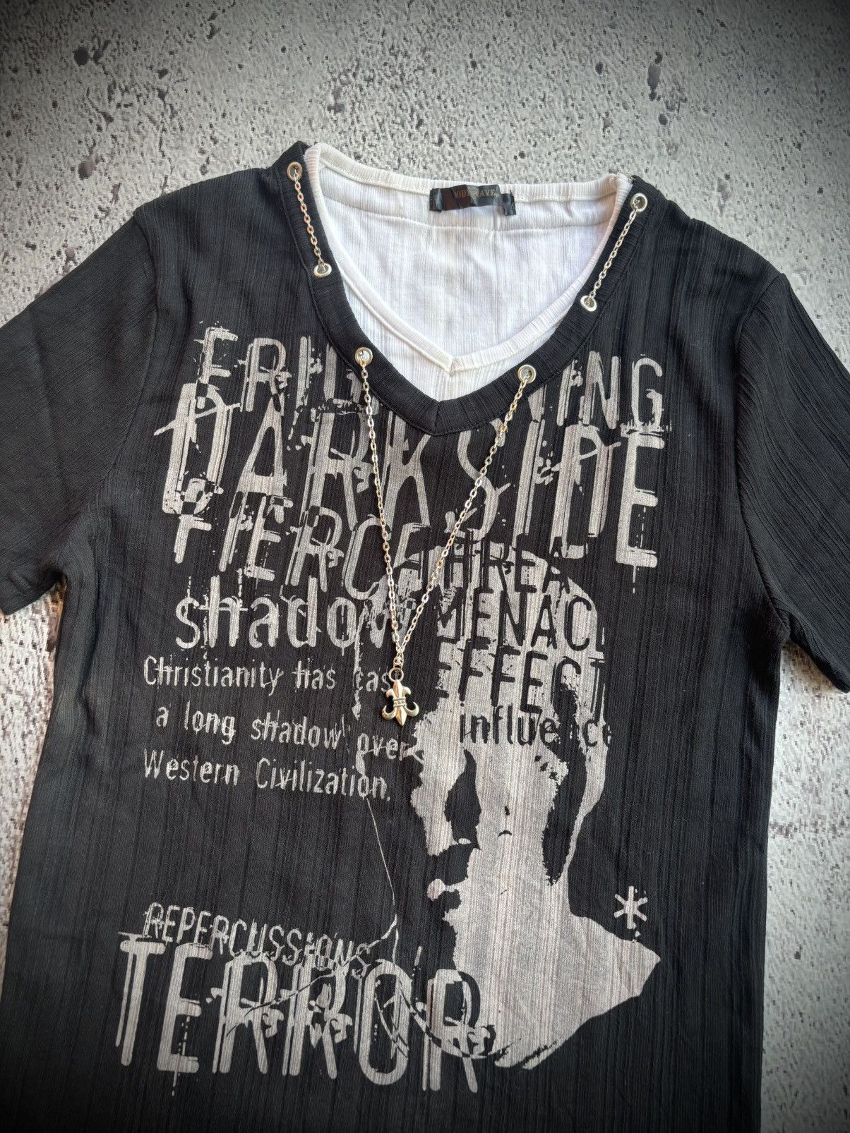 Hysteric Glamour Y2k body wave Ifsixwasnine Punk style Tshirt Size US M / EU 48-50 / 2 - 3 Thumbnail