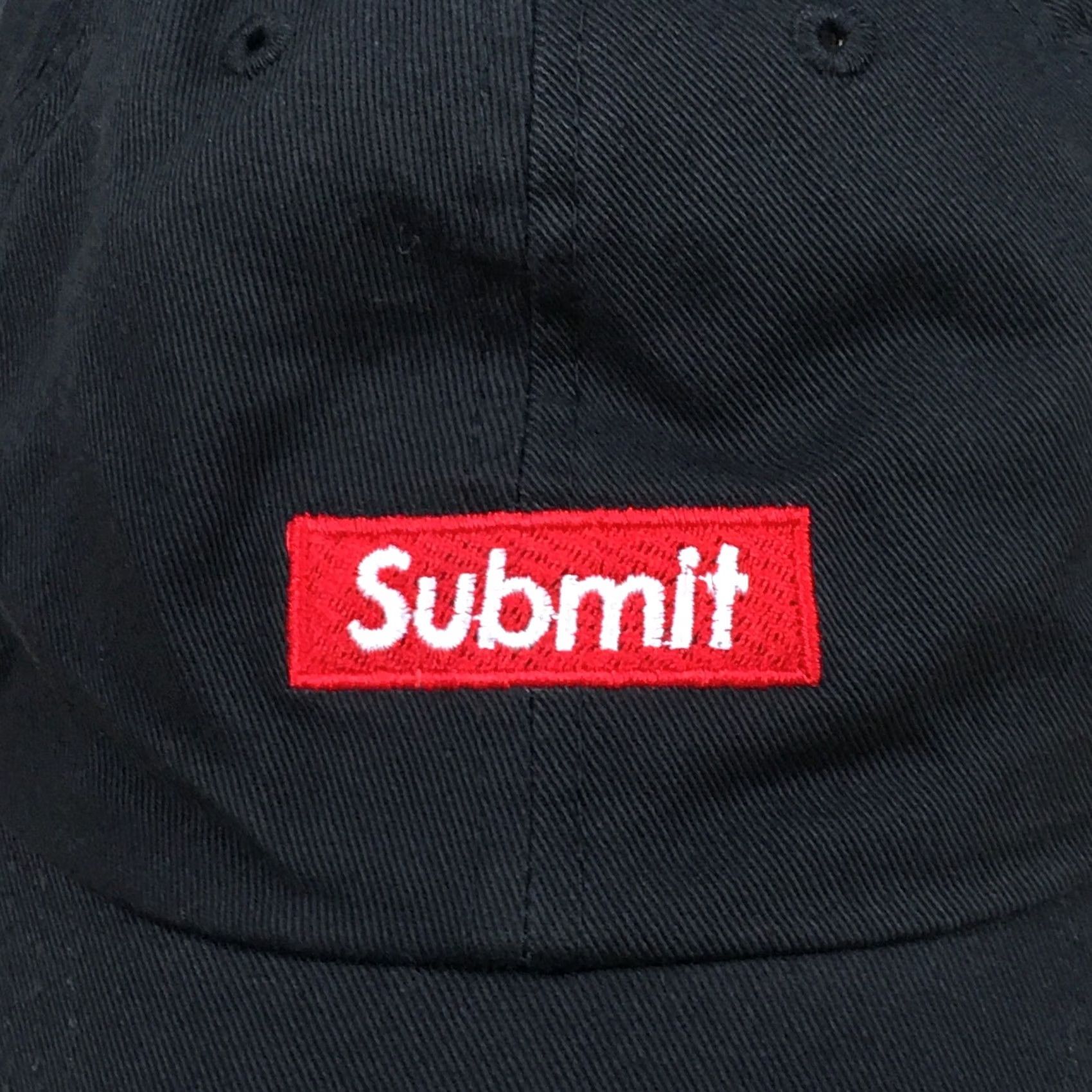Logo 7 Submit Baseball Cap Unisex Black OS Adjustable Curved Brim Embroidered Logo Size ONE SIZE - 3 Thumbnail